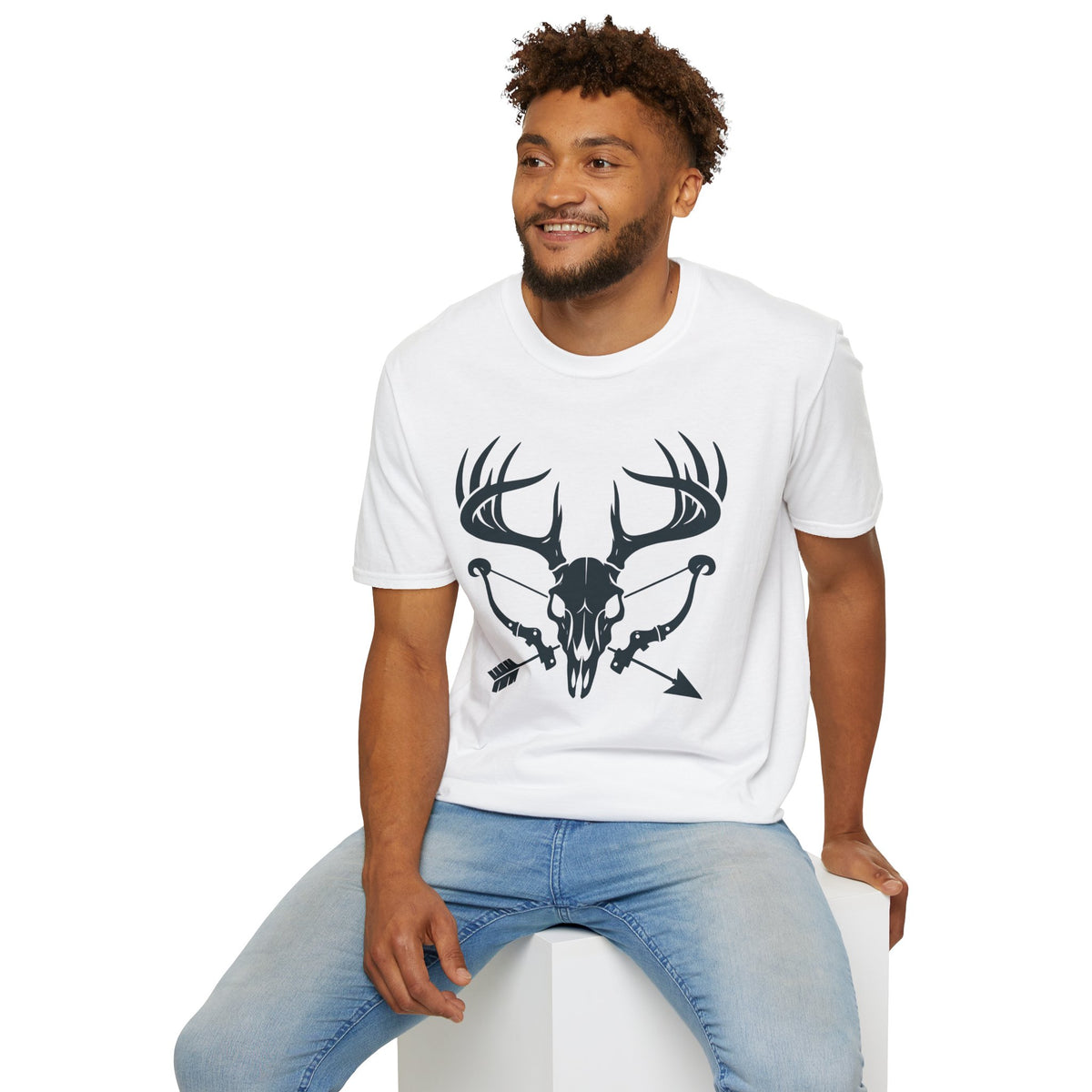 Deer Skull & Arrows Graphic T-Shirt