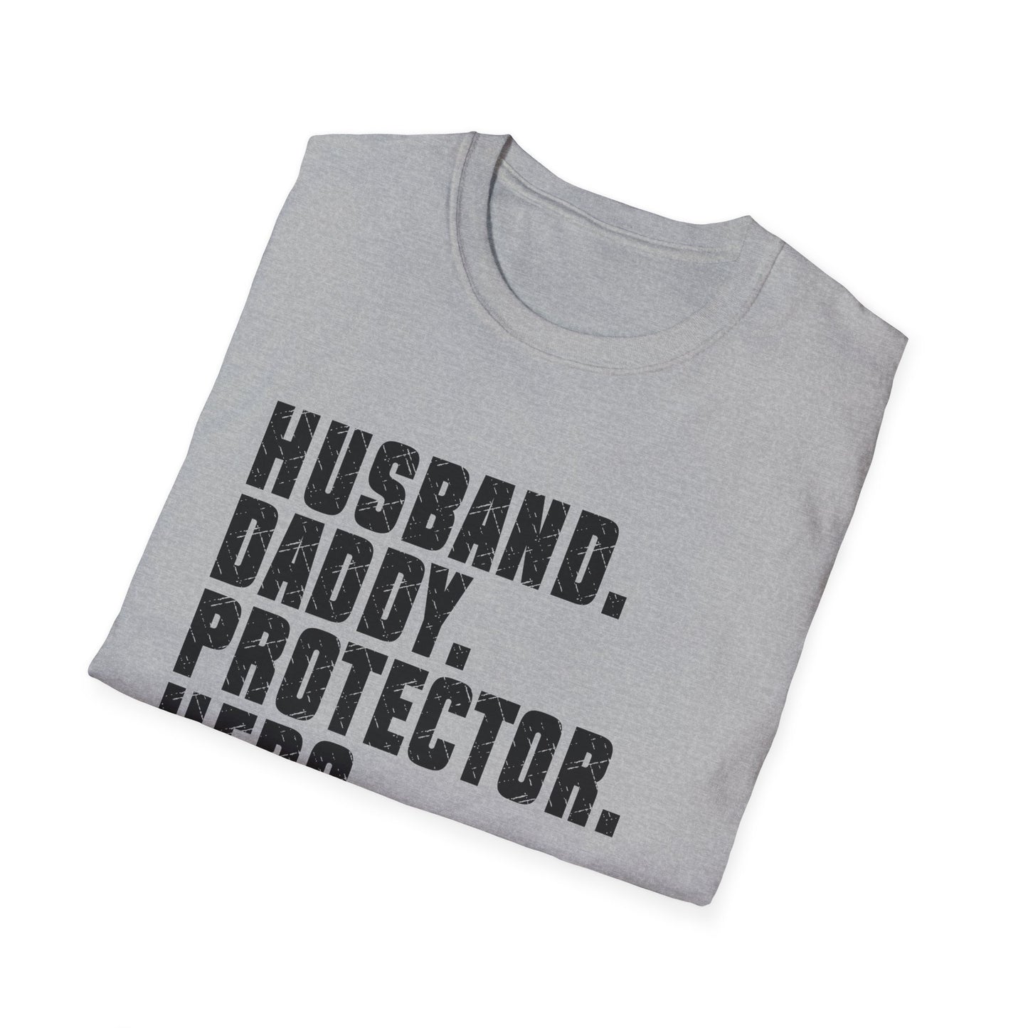 Husband Daddy Protector Hero T‑Shirt — Father's Day Gift Tee