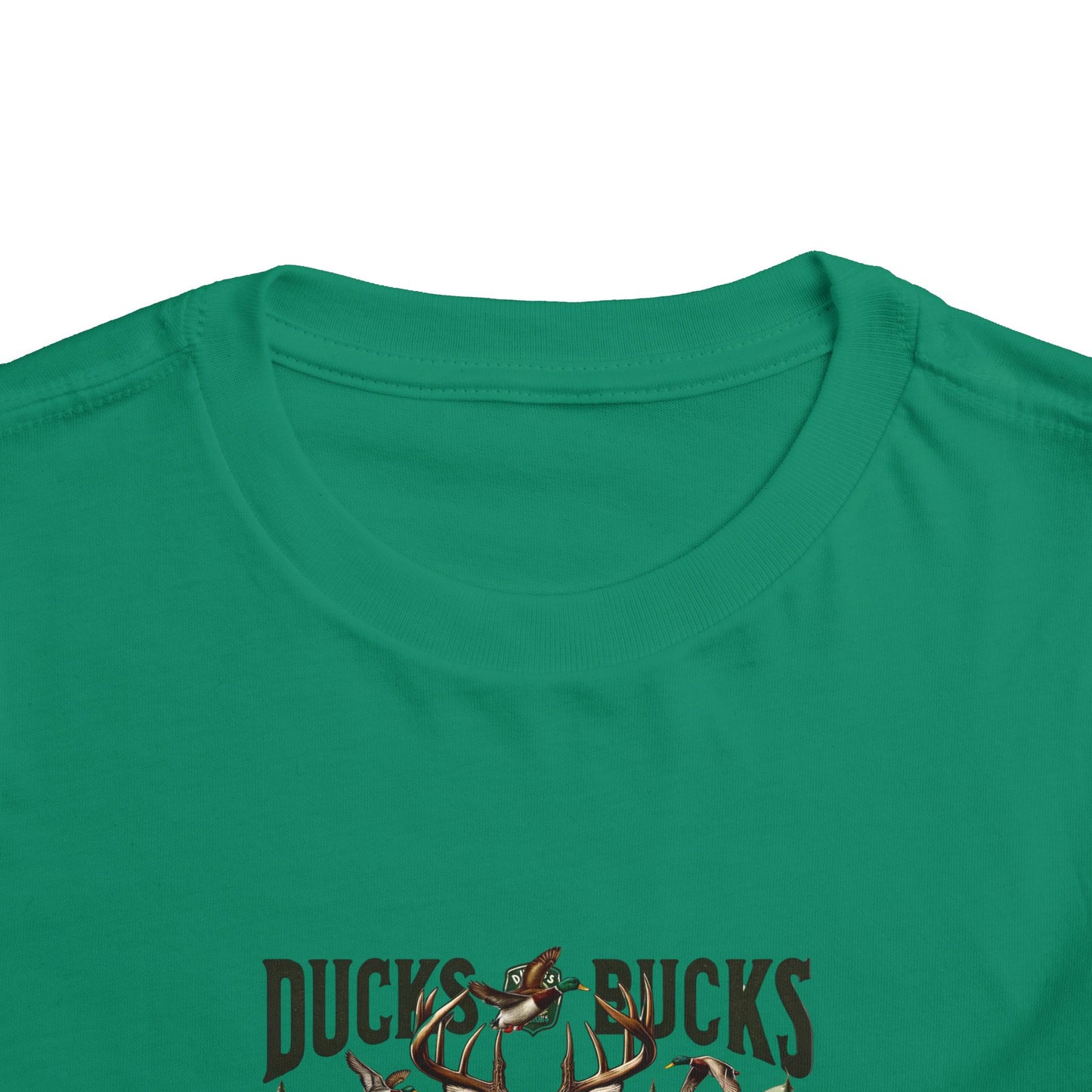 Ducks Bucks N' Trucks Toddler Tee - Cute Hunting Truck Graphic Shirt