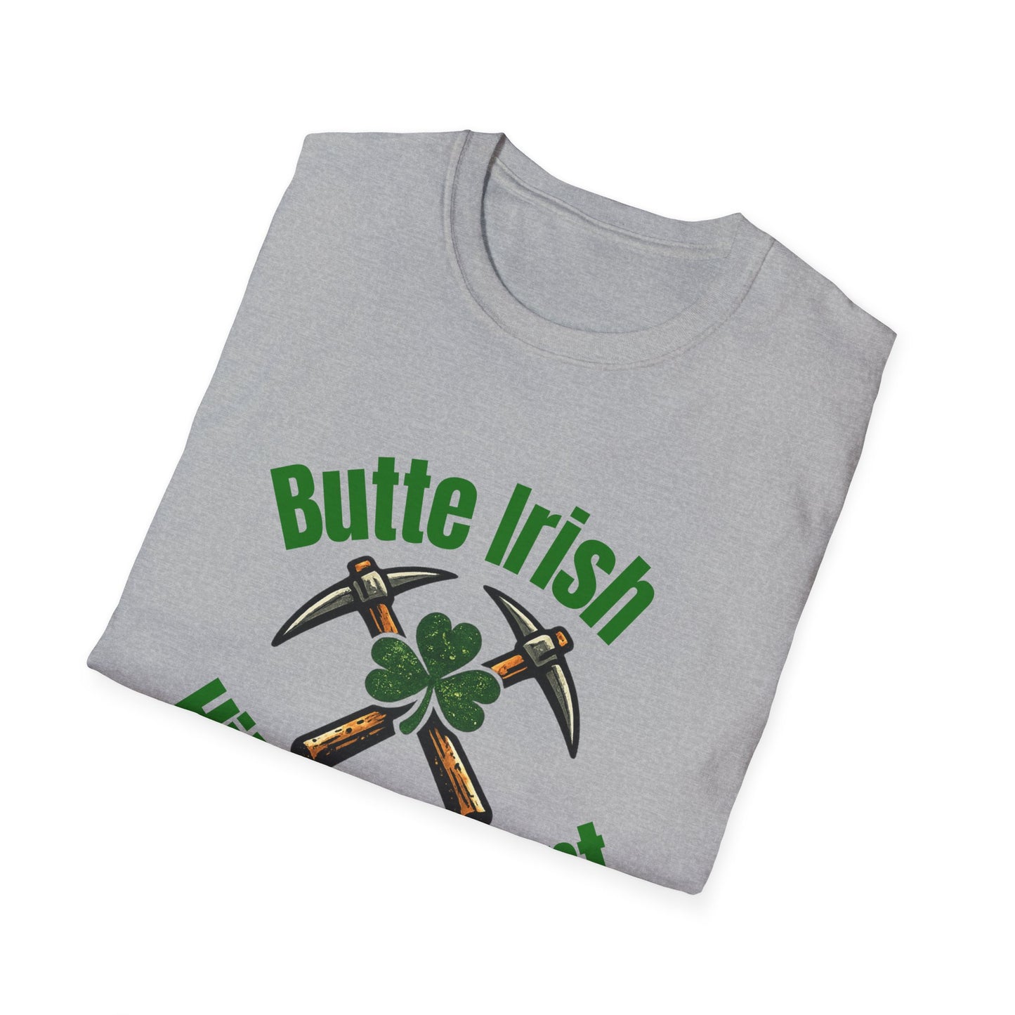 Butte Irish Hits Different T-Shirt — St. Patrick’s Mining Shamrock Tee