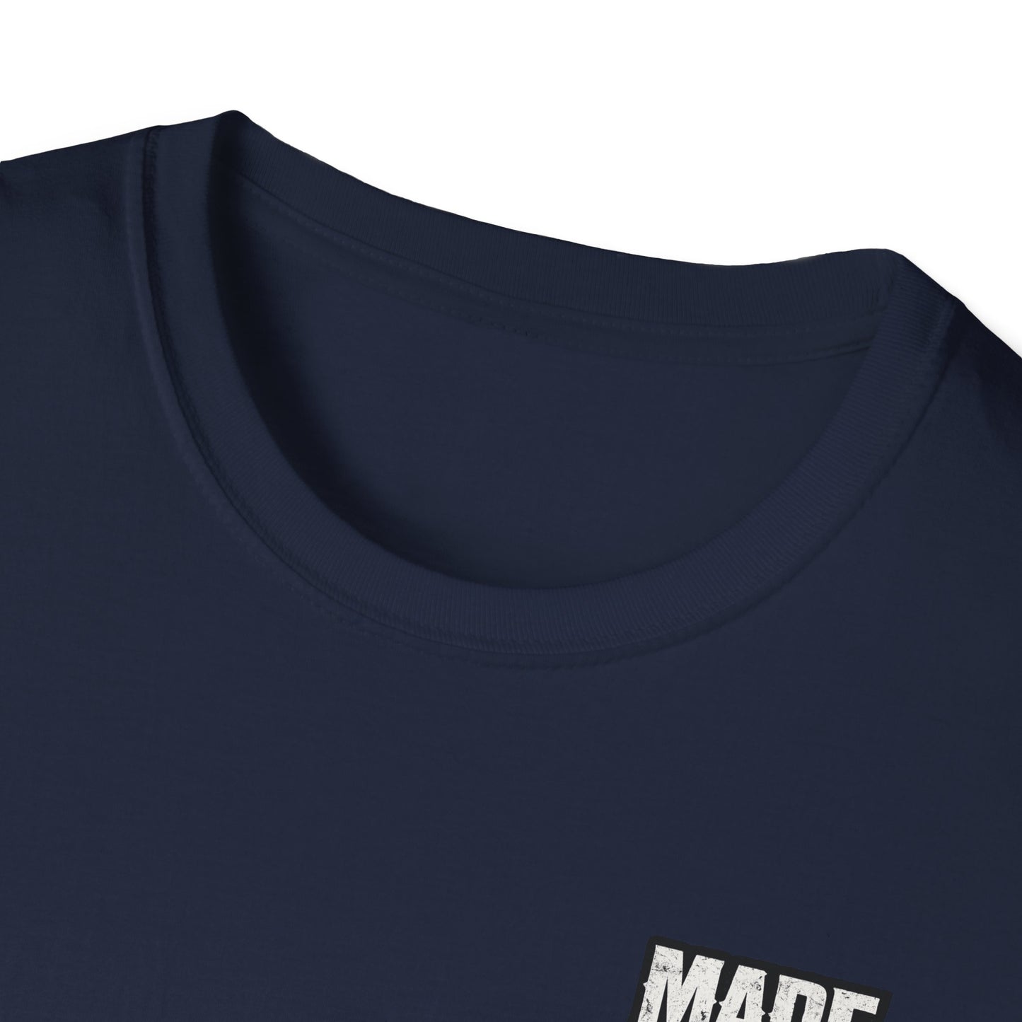 Blue Collar Made T-Shirt — Skull Hardhat Workwear Tee