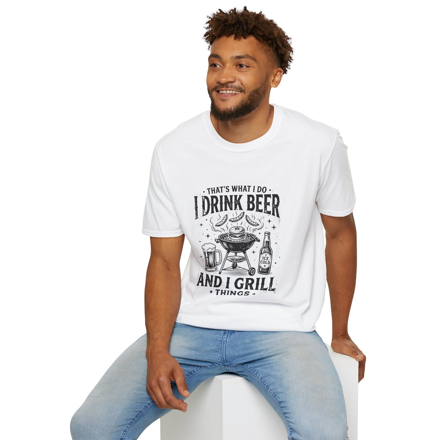 Beer & Grill T‑Shirt — "That's What I Do: I Drink Beer and I Grill Things"