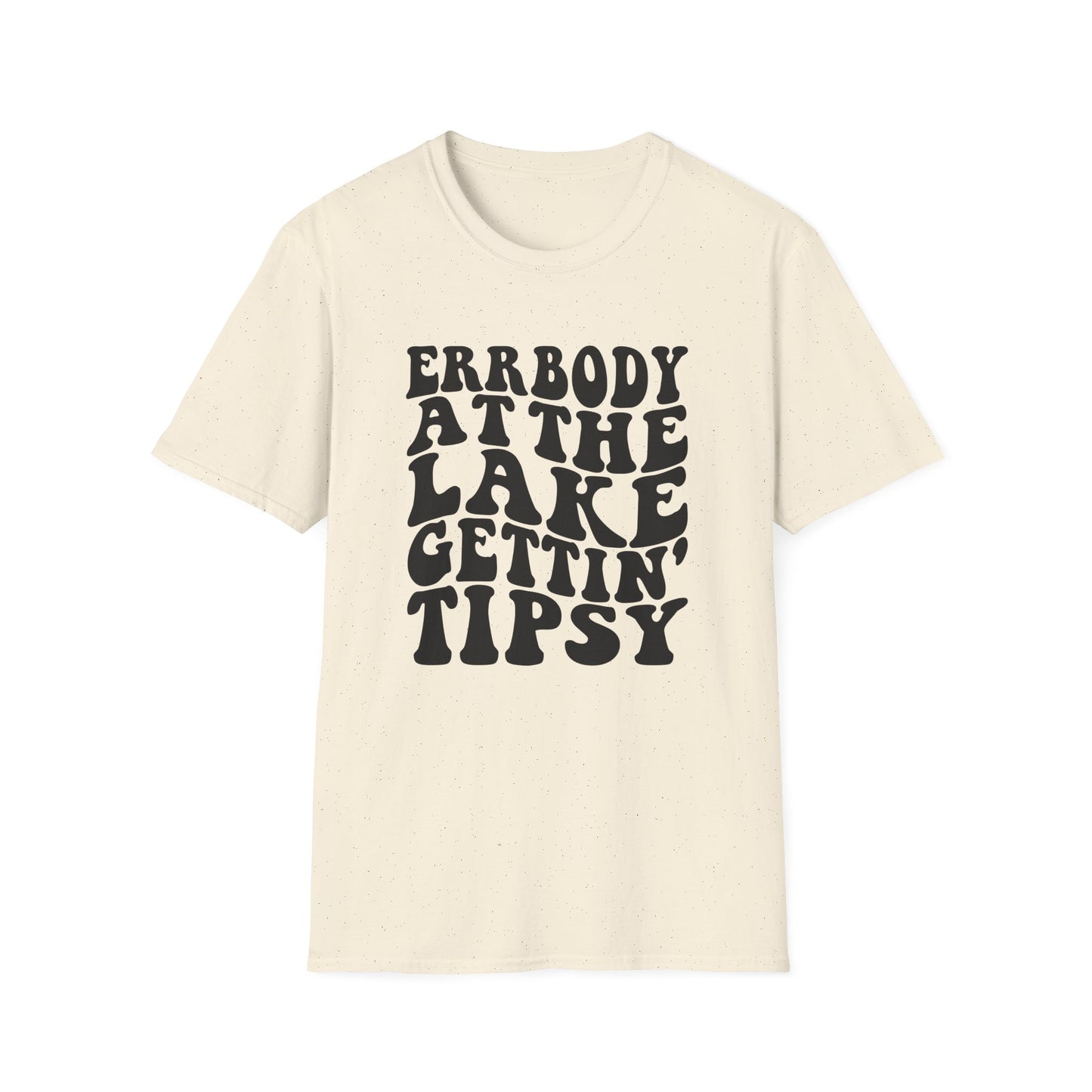 Lake Trip T-Shirt — "Errbody at the Lake Gettin' Tipsy" Retro Graphic