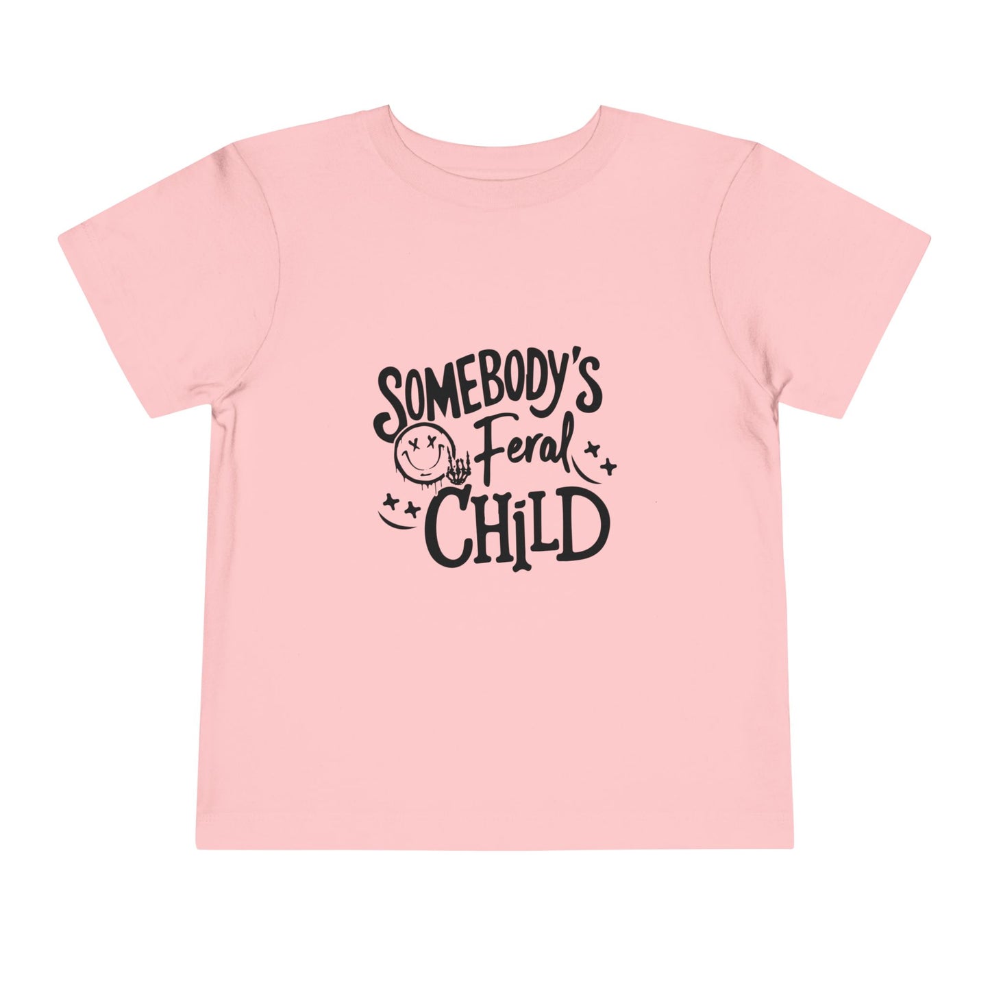 Toddler Tee - "Somebody's Feral Child" Graphic Kids Shirt