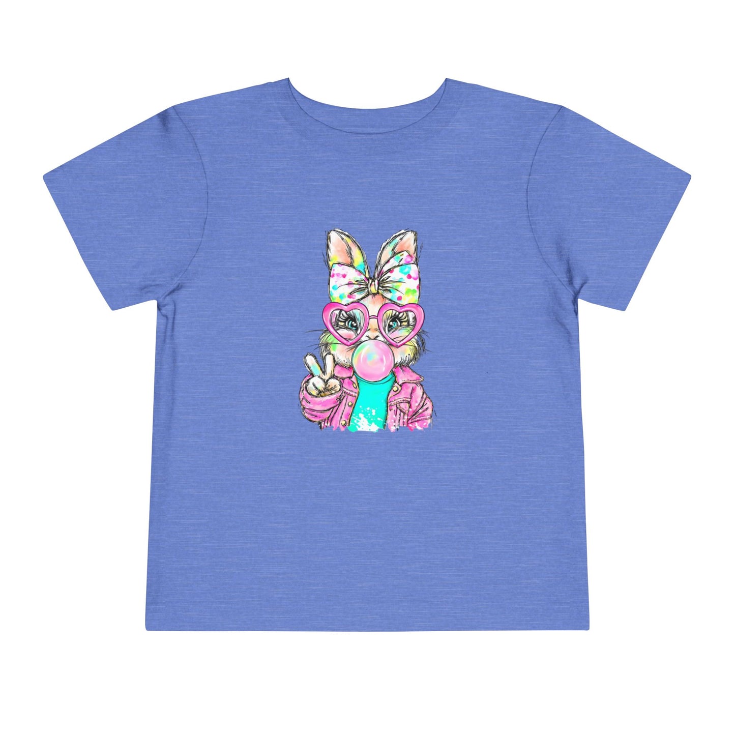 Cute Bunny Bubblegum Toddler Tee