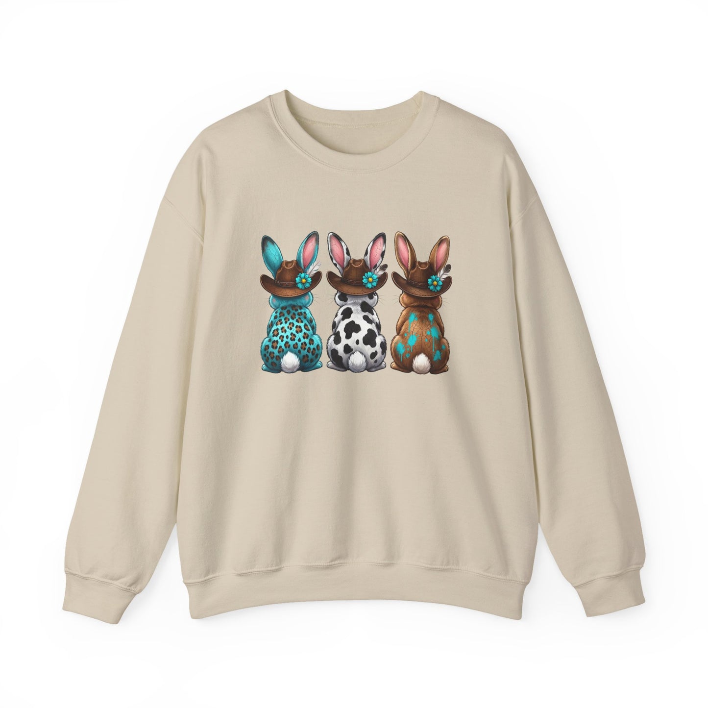 Easter Trio Bunny Crewneck Sweatshirt
