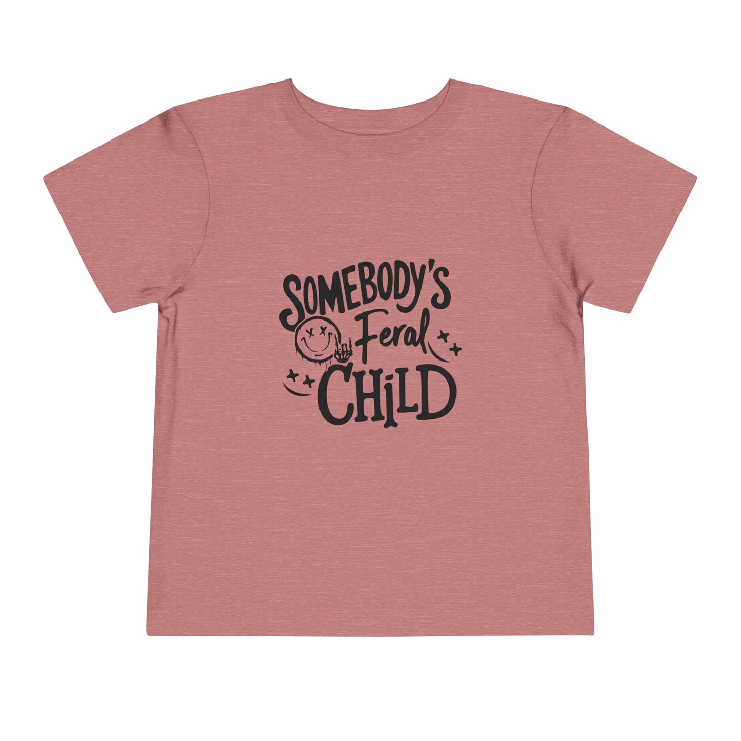Toddler Tee - "Somebody's Feral Child" Graphic Kids Shirt