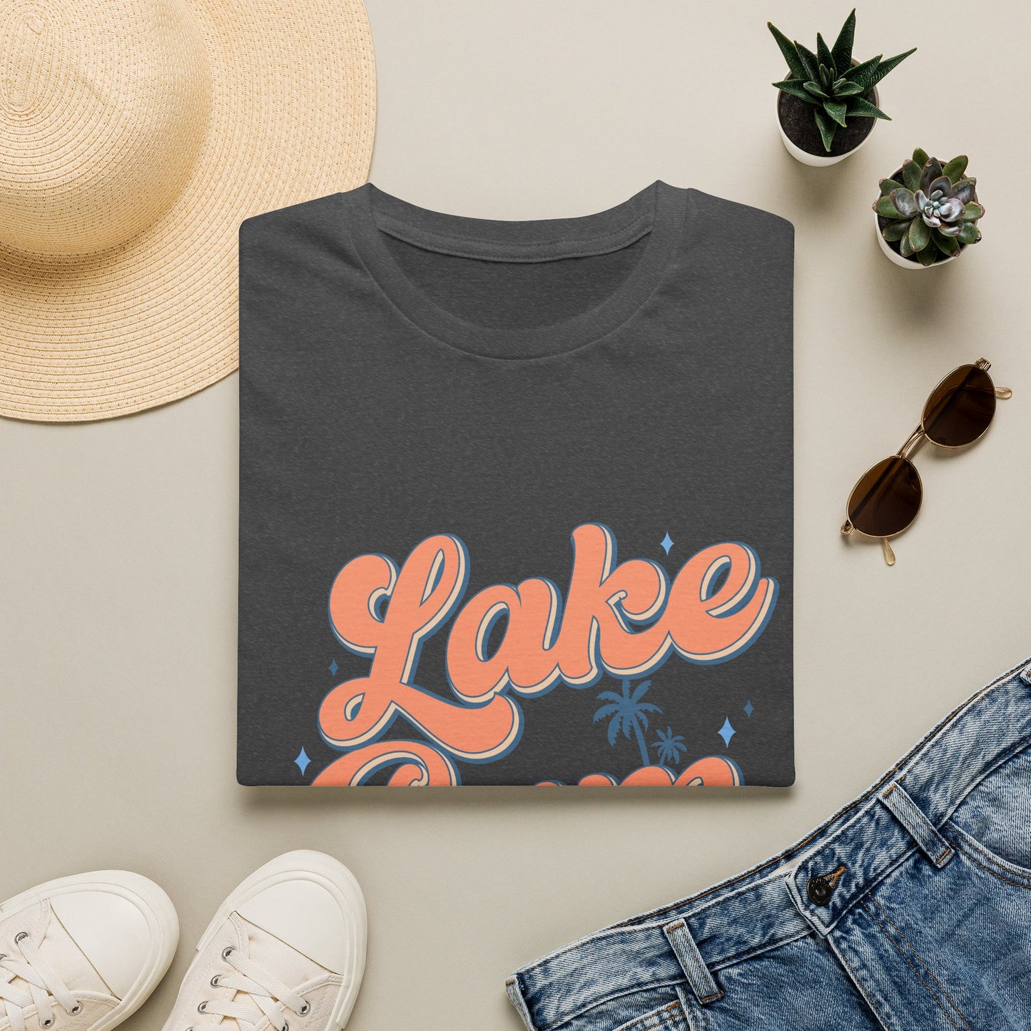 Lake Bum T-Shirt — Retro Beach Vibes Graphic Tee