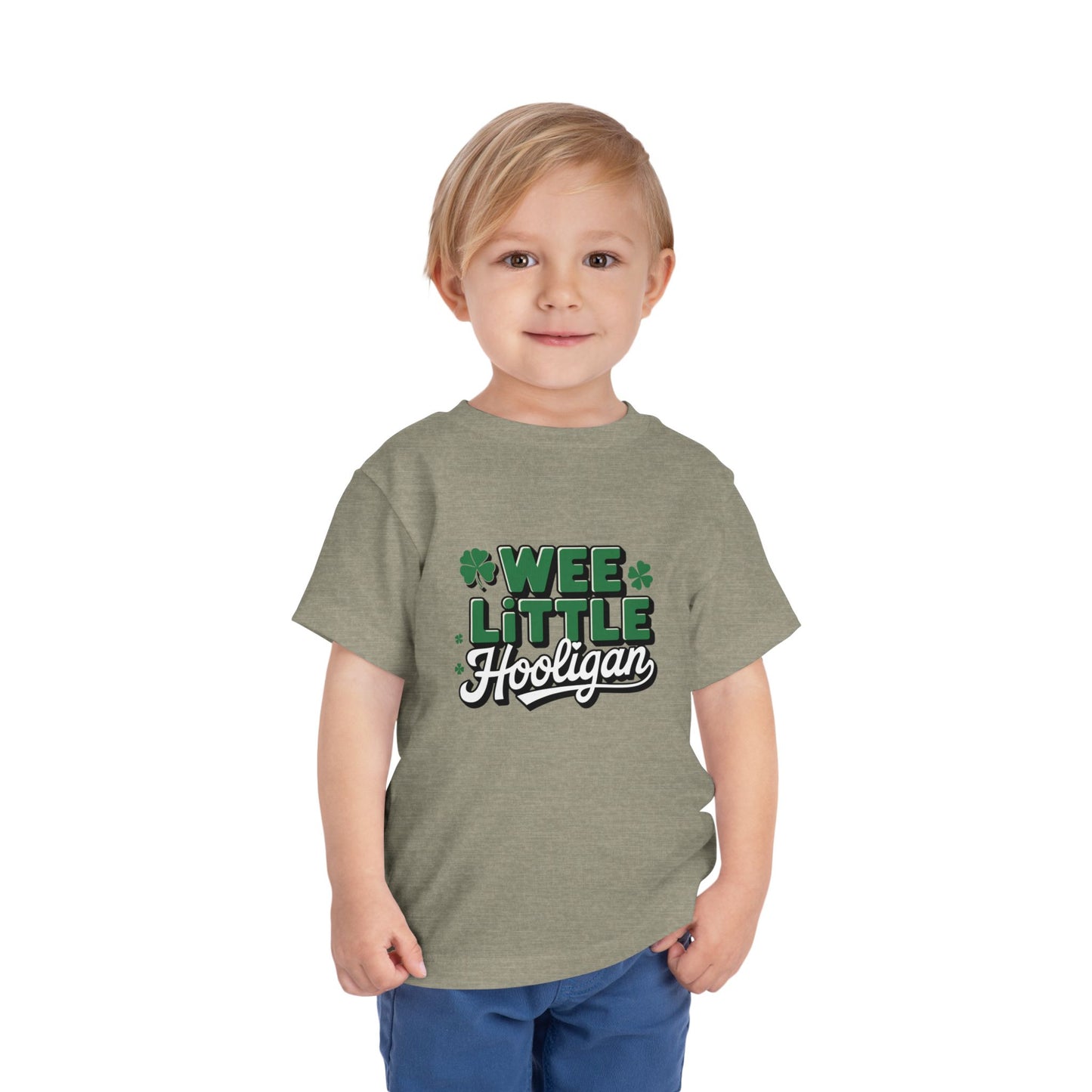 Wee Little Hooligan Toddler Tee — St. Patrick's Day Shamrock Kids Shirt