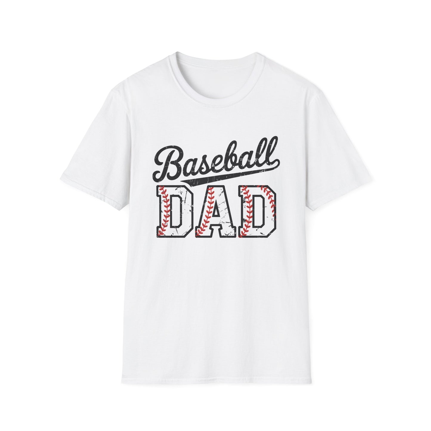 Baseball Dad T-Shirt — Vintage Stitch Sports Tee for Proud Dad