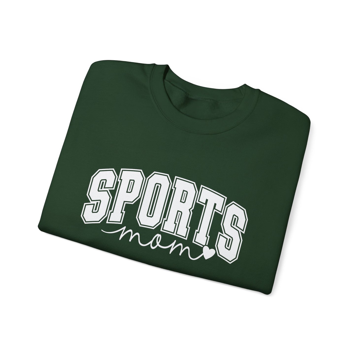 Sports Mom Crewneck Sweatshirt — Athletic Mom Graphic Pullover
