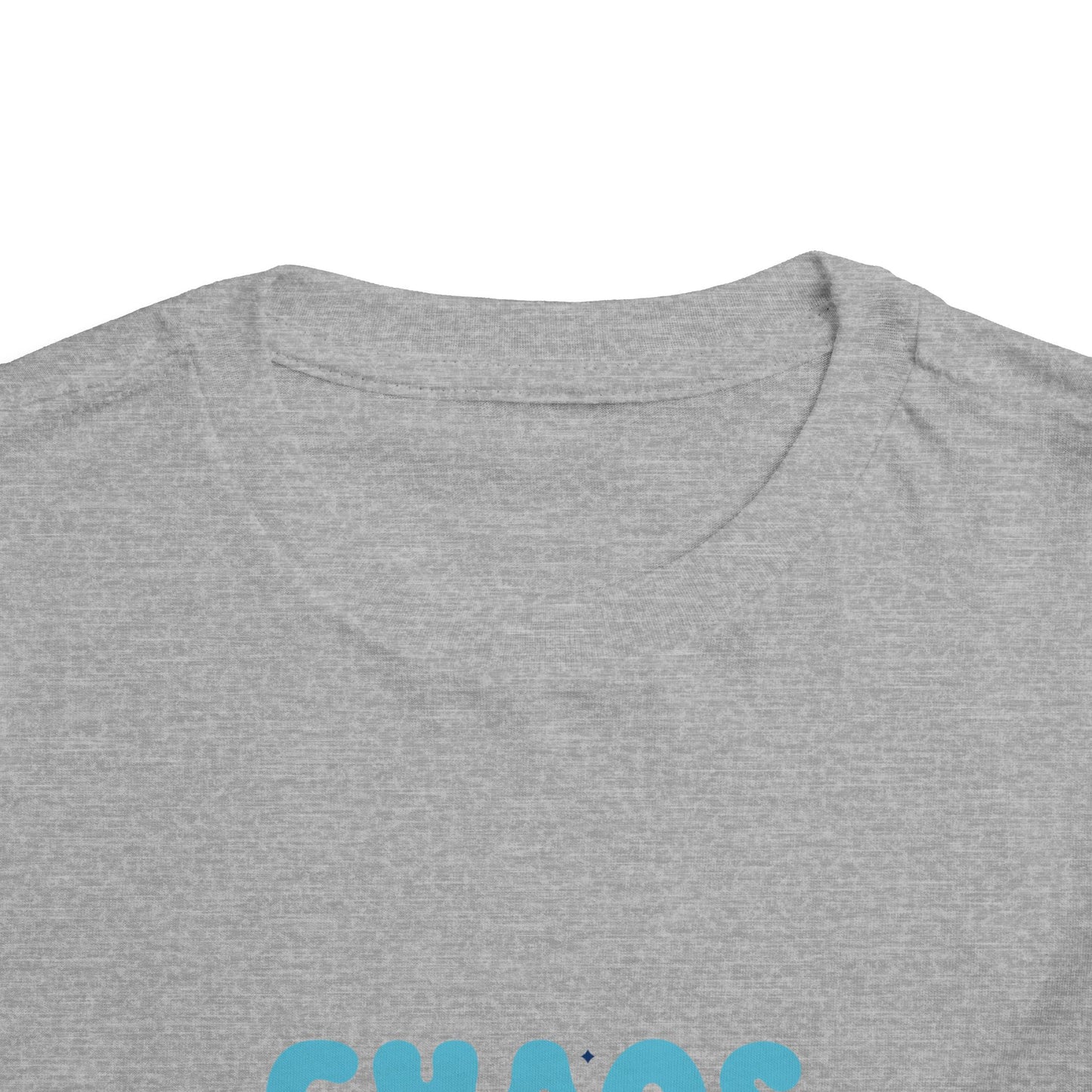 Toddler Tee — "Chaos Never Looks So Sweet" Retro Flower Graphic