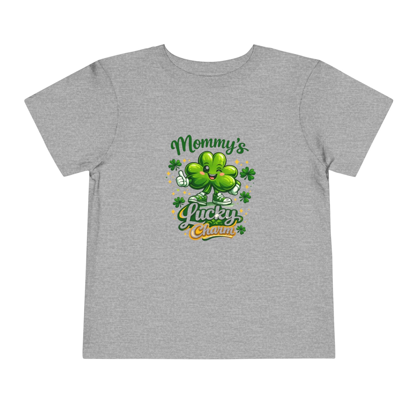 Toddler Tee - "Mommy's Lucky Charm" St. Patrick's Day Shamrock Shirt