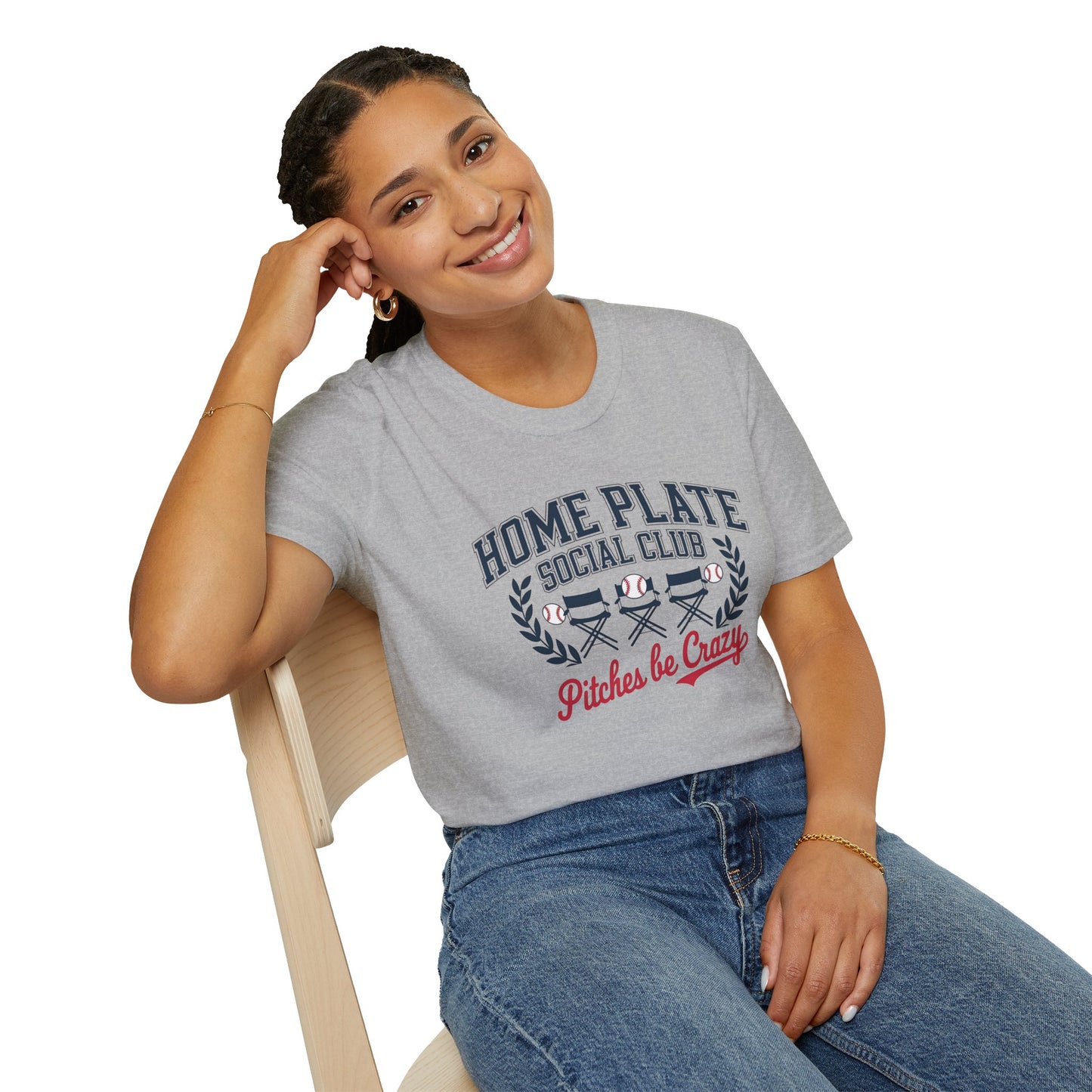 Home Plate Social Club 'Pitches Be Crazy' T-Shirt