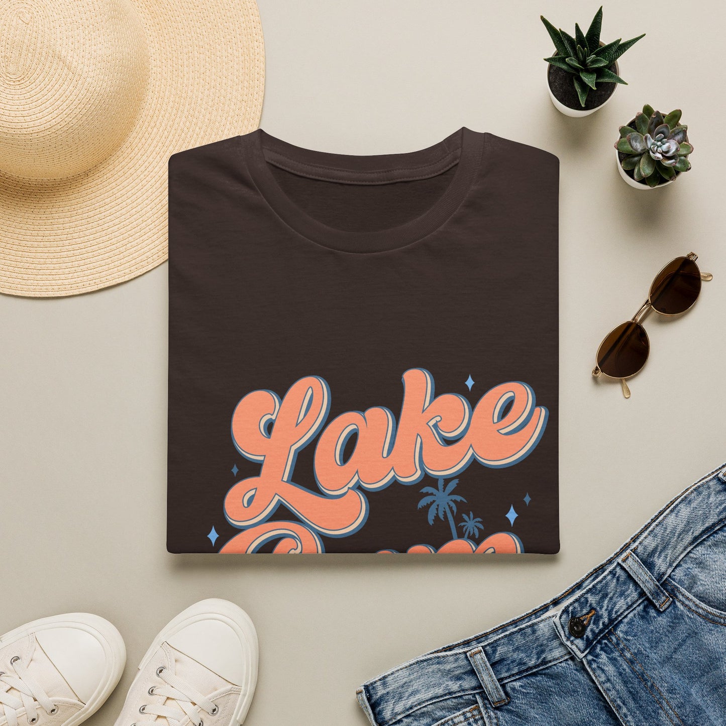 Lake Bum T-Shirt — Retro Beach Vibes Graphic Tee
