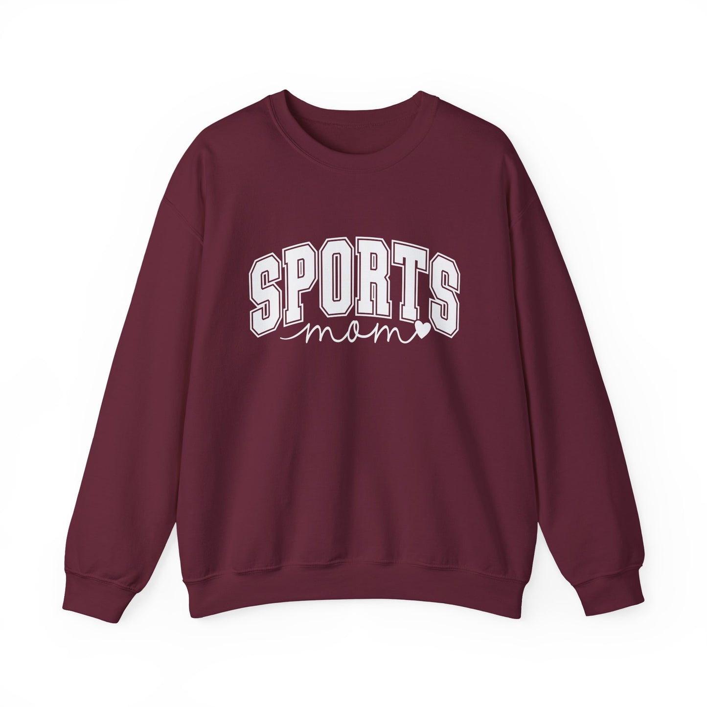 Sports Mom Crewneck Sweatshirt — Athletic Mom Graphic Pullover