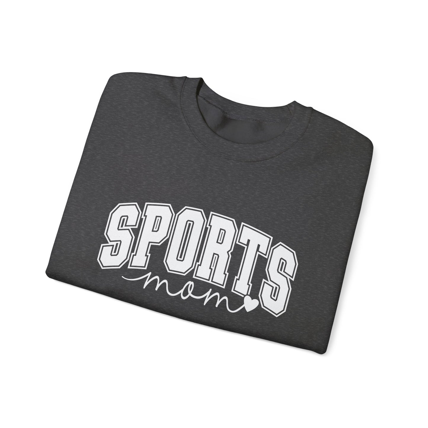 Sports Mom Crewneck Sweatshirt — Athletic Mom Graphic Pullover