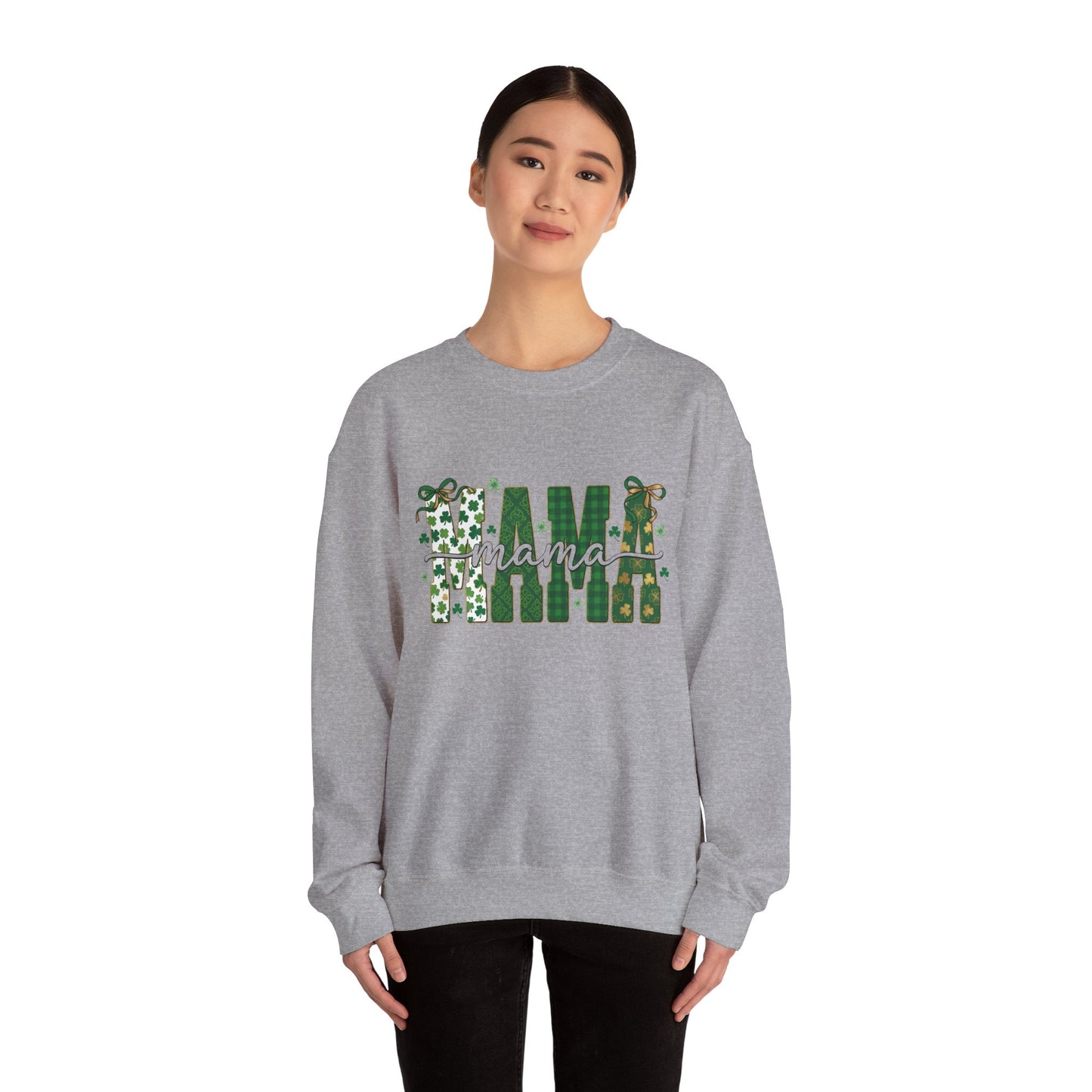 Mama Shamrock Crewneck Sweatshirt