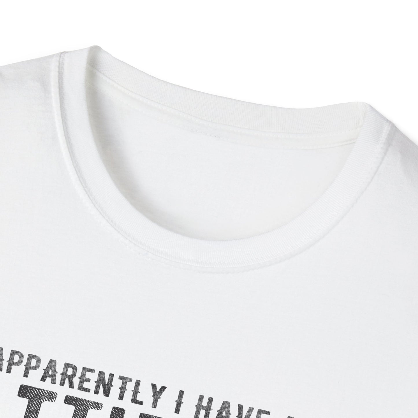 Attitude Skull Tee — "Apparently I Have an Attitude" Graphic T-Shirt