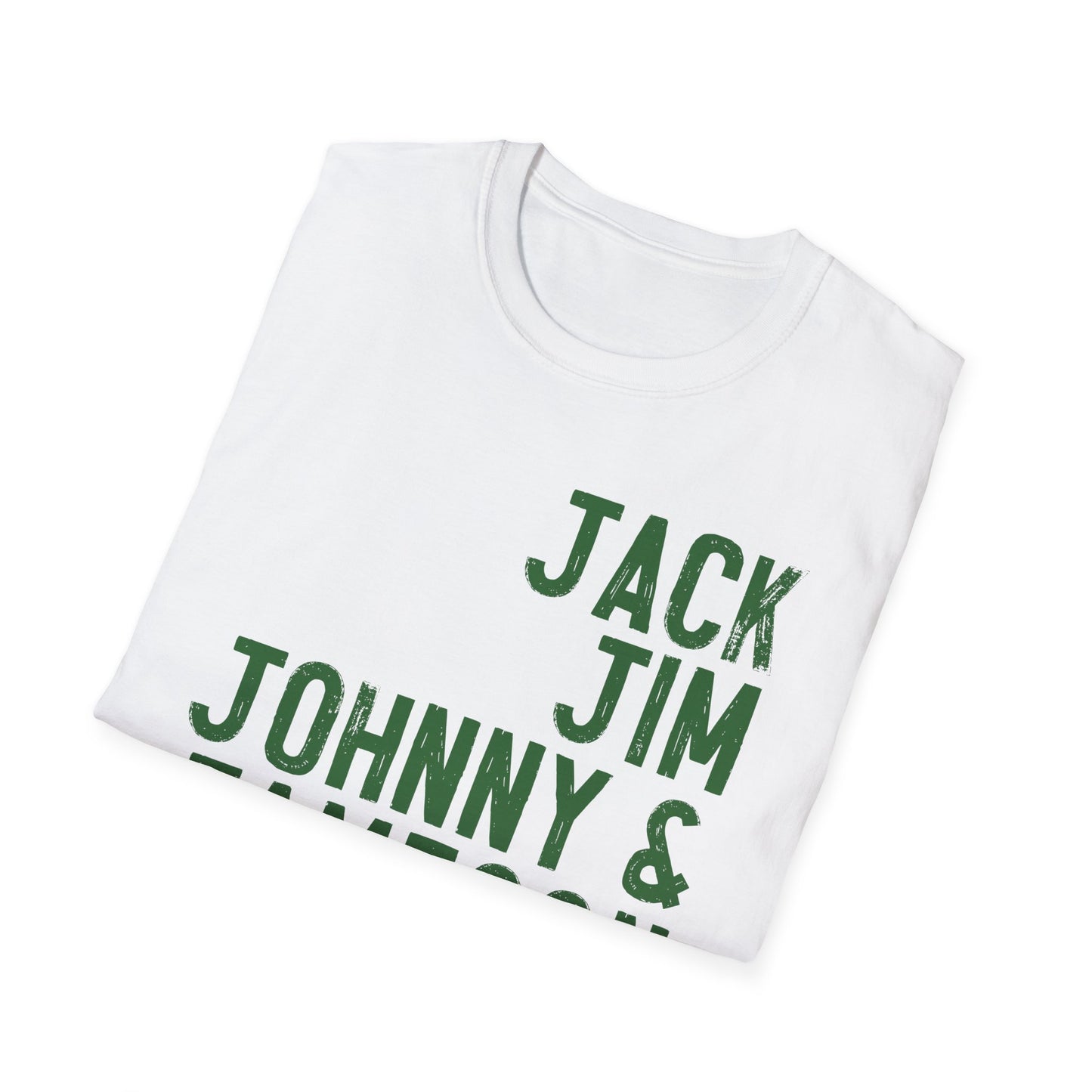 St. Patrick's Day T-Shirt — "Jack, Jim, Johnny & Jameson