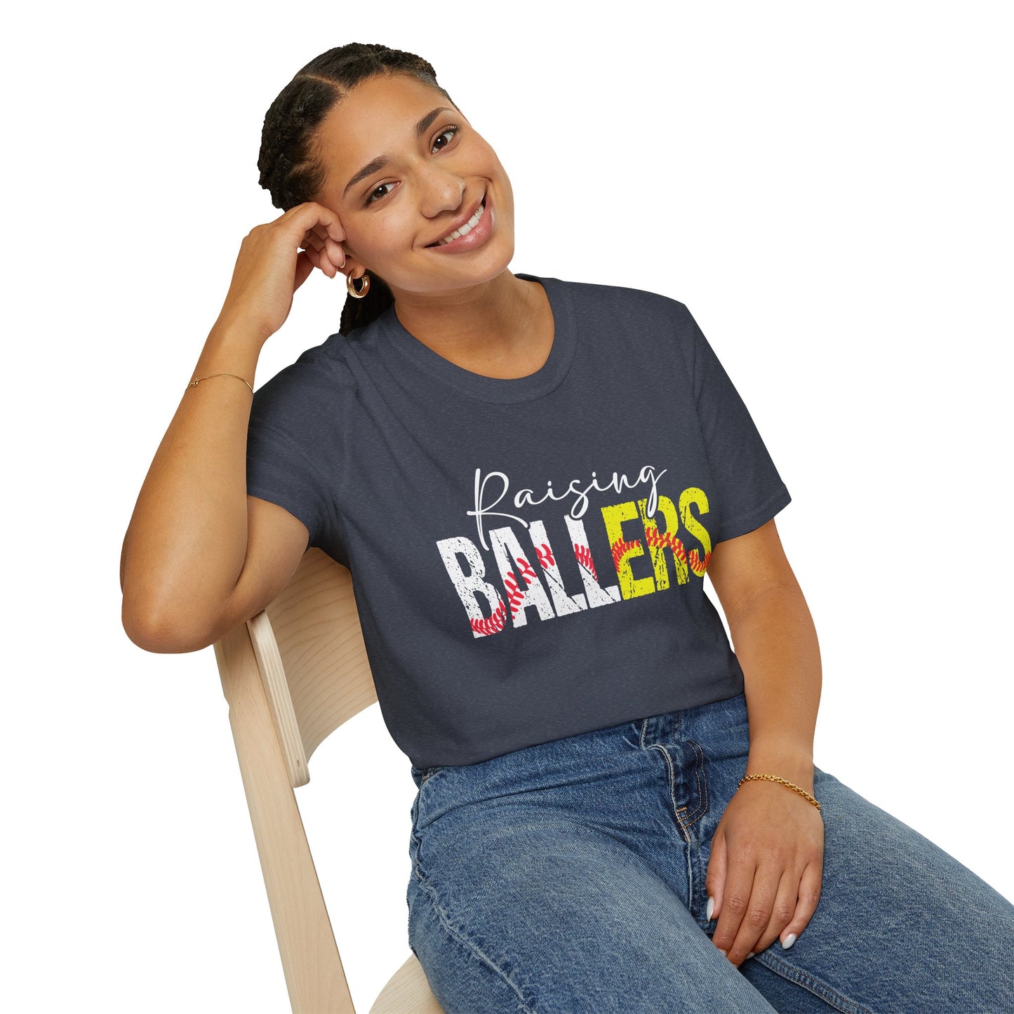 Raising Ballers T-Shirt — Basketball Mom/Dad Tee