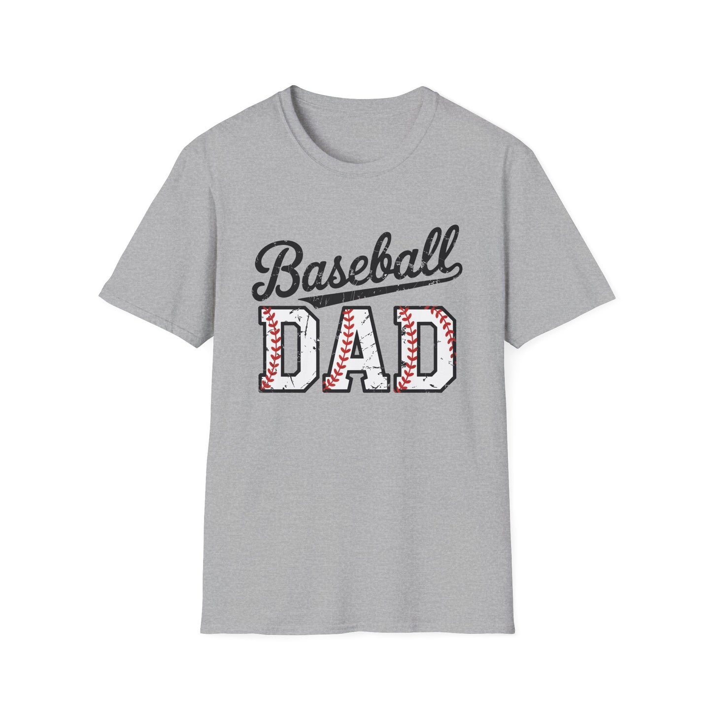 Baseball Dad T-Shirt — Vintage Stitch Sports Tee for Proud Dad