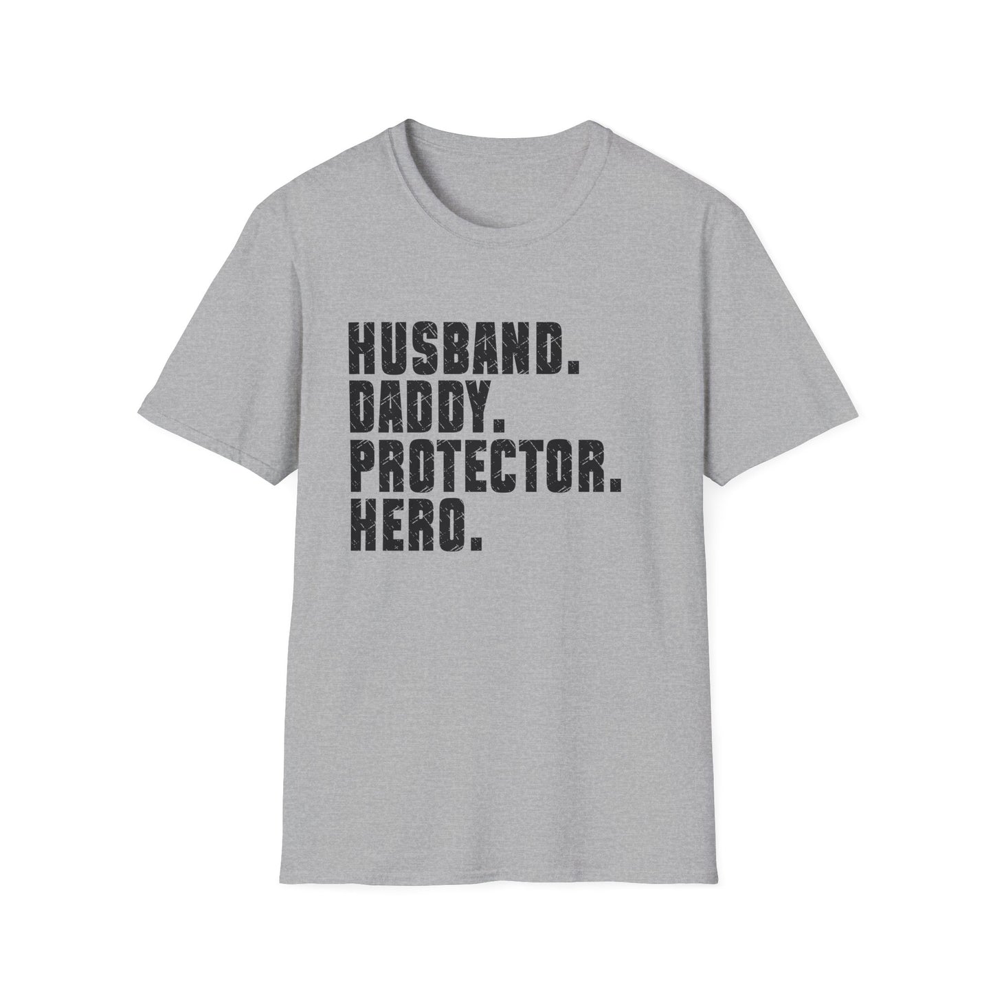 Husband Daddy Protector Hero T‑Shirt — Father's Day Gift Tee