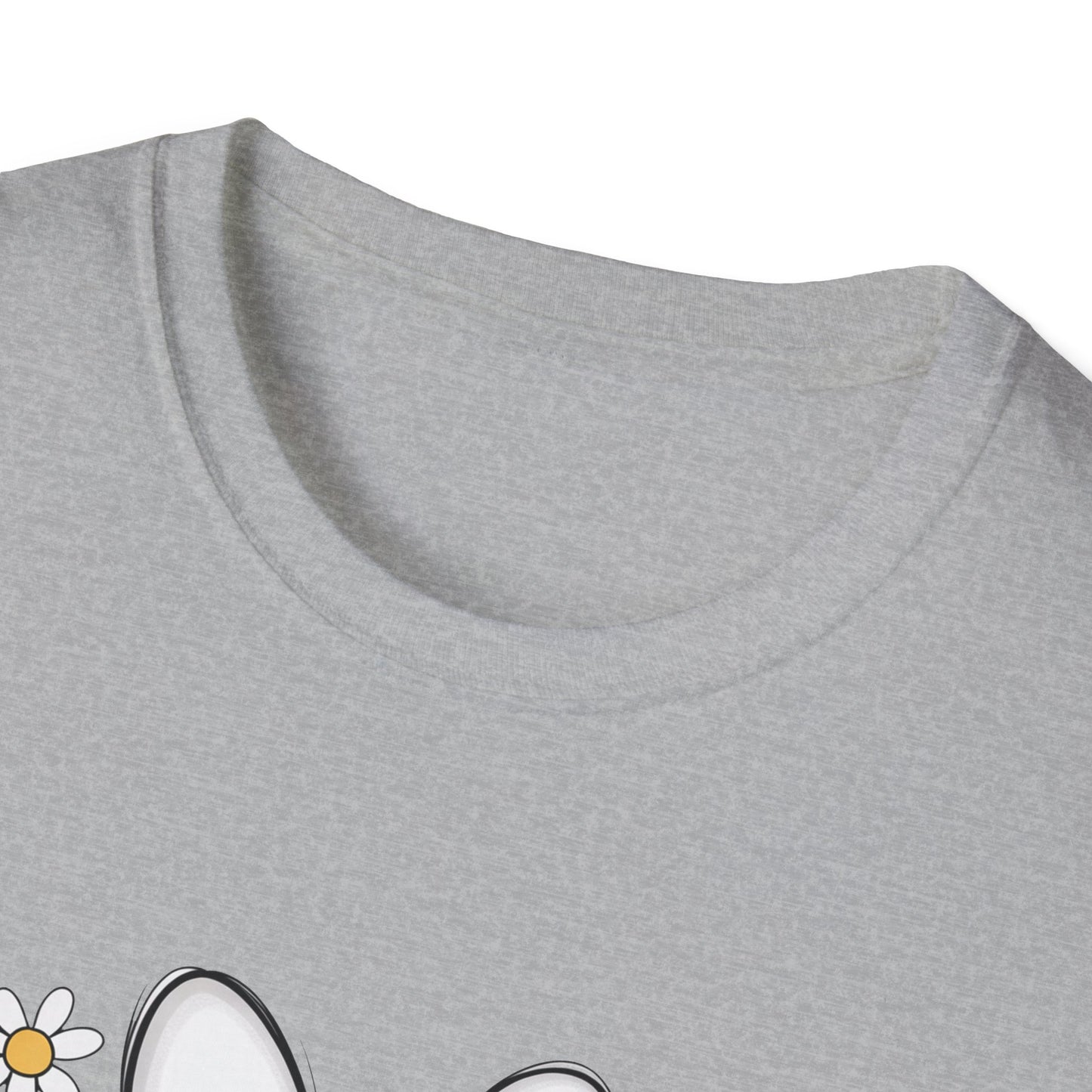 Easter Teacher T-Shirt — Cute Bunny Ears, Carrots & Painted Eggs Teacher Tee