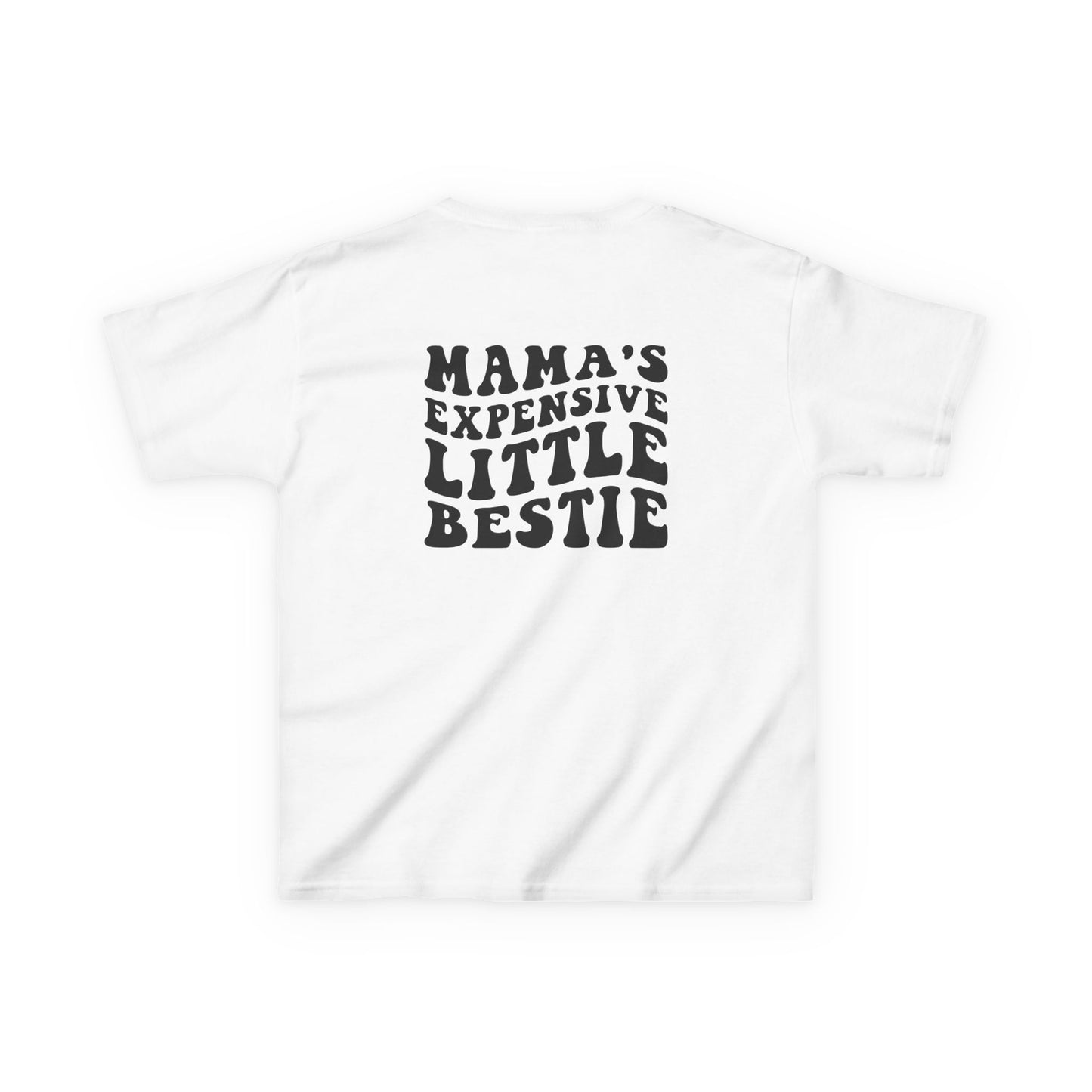 Kids Tee — "Mama's Expensive Little Bestie" Retro Graphic