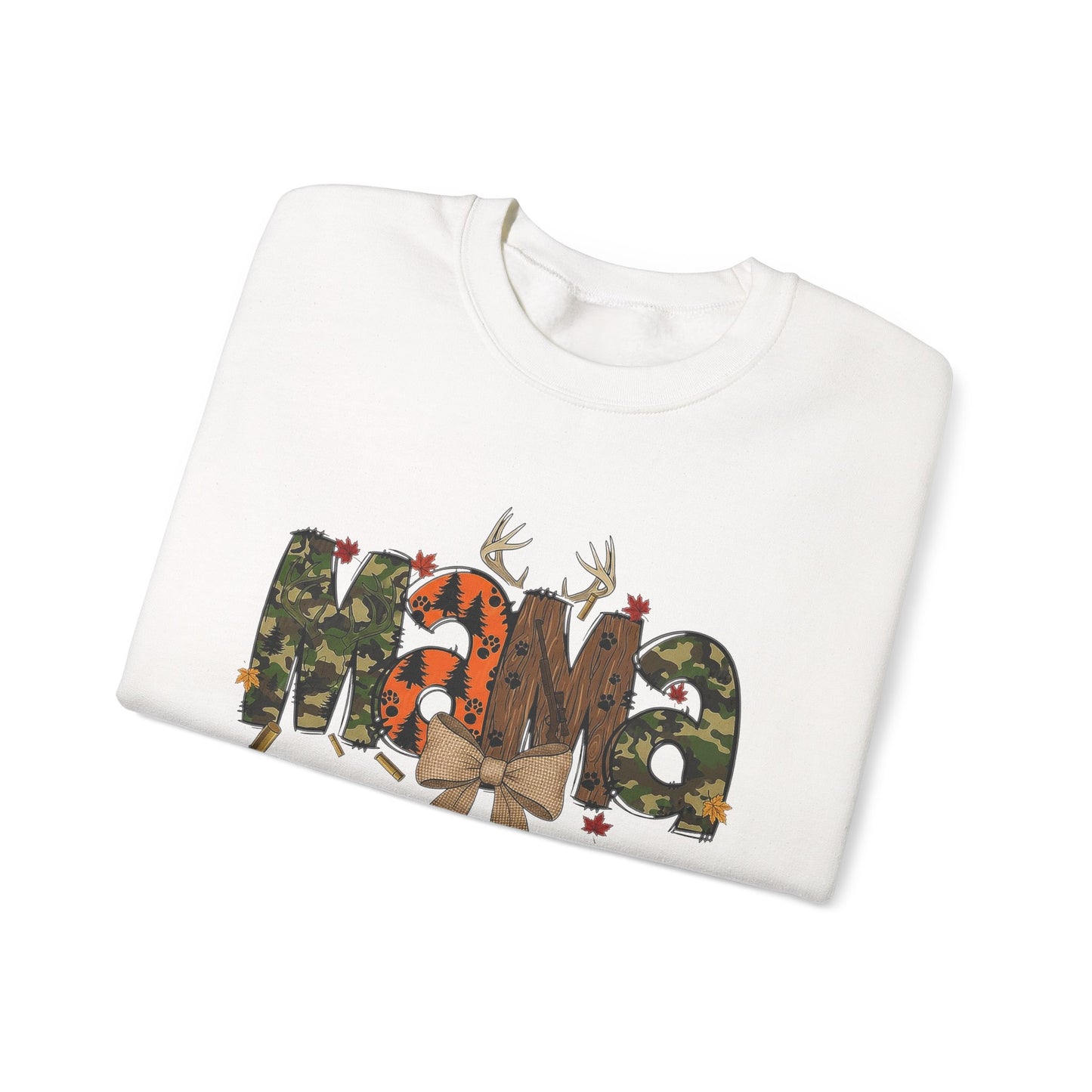 Mama Woodland Plaid Crewneck Sweatshirt