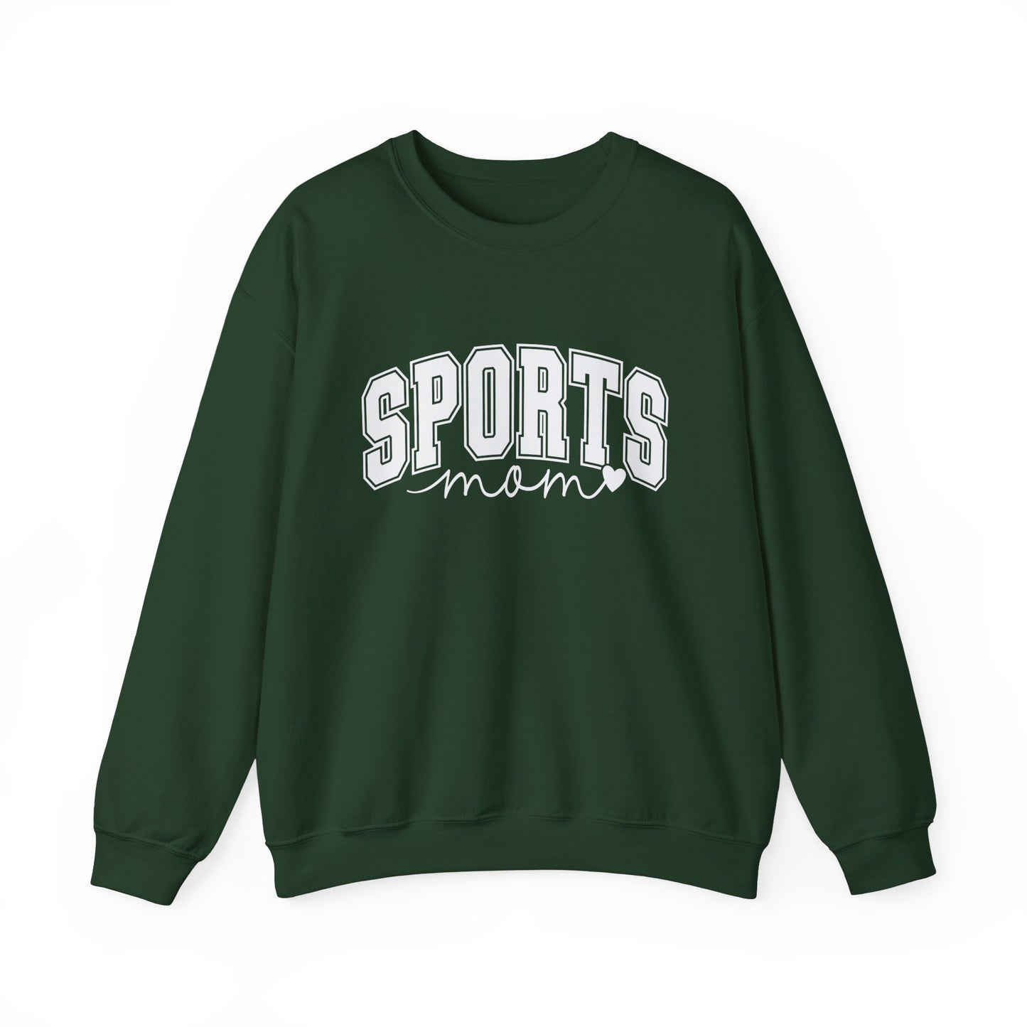 Sports Mom Crewneck Sweatshirt — Athletic Mom Graphic Pullover