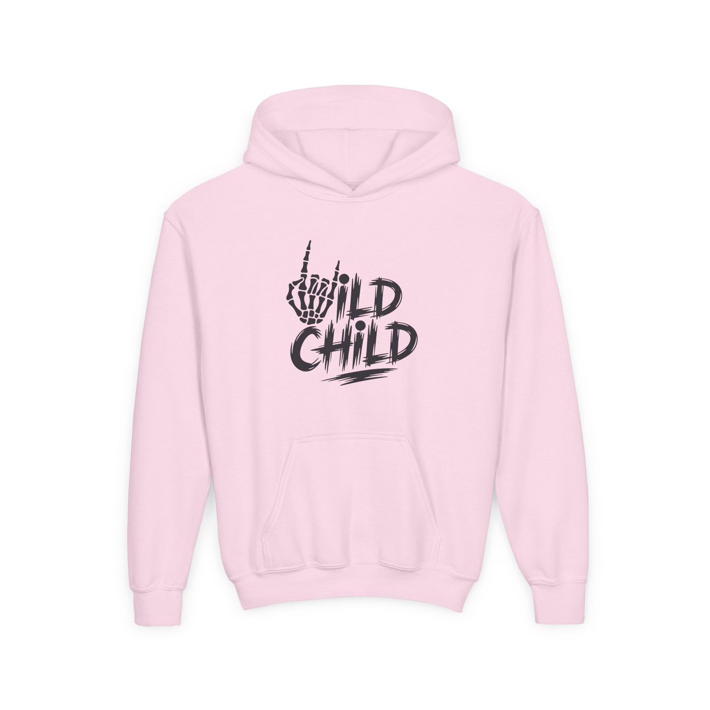 Youth Hoodie — "Wild Child" Graphic Pullover for Kids