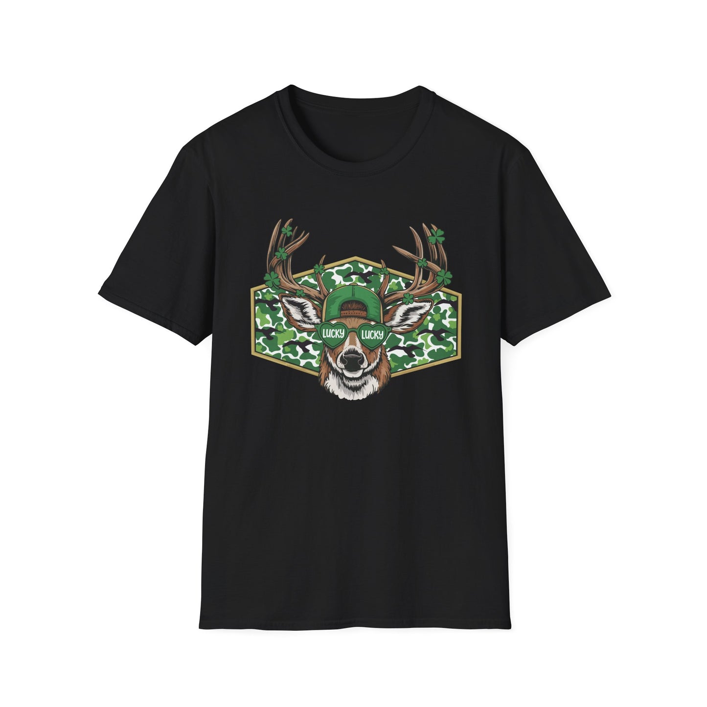 Camo Buck Deer T-Shirt