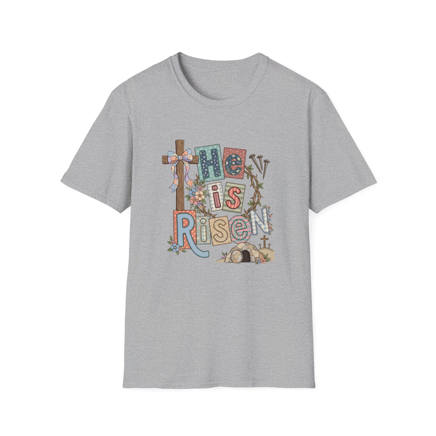 He Is Risen Easter T-Shirt — Christian Resurrection Tee
