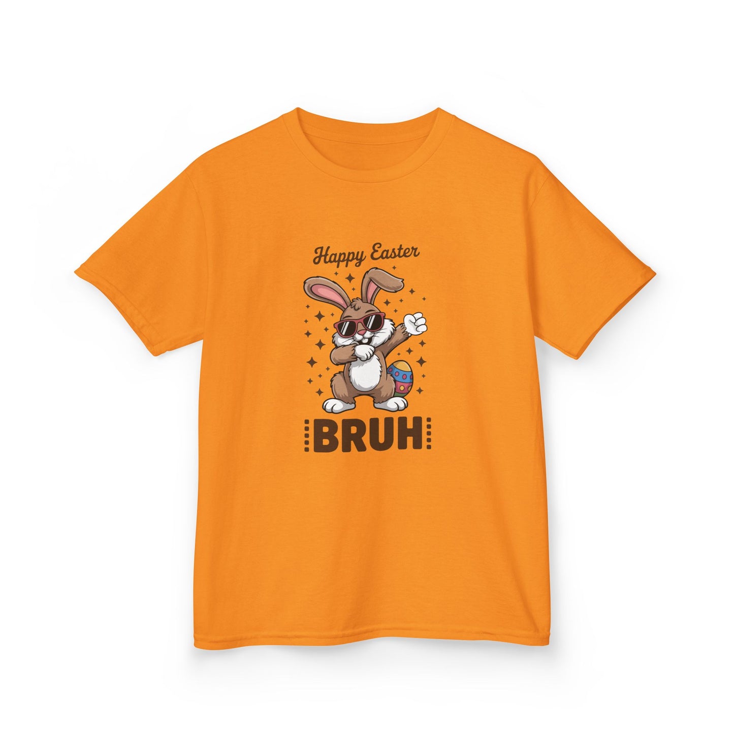 Kids Tee - 'Happy Easter BRUH' Funny Bunny Easter Egg Shirt