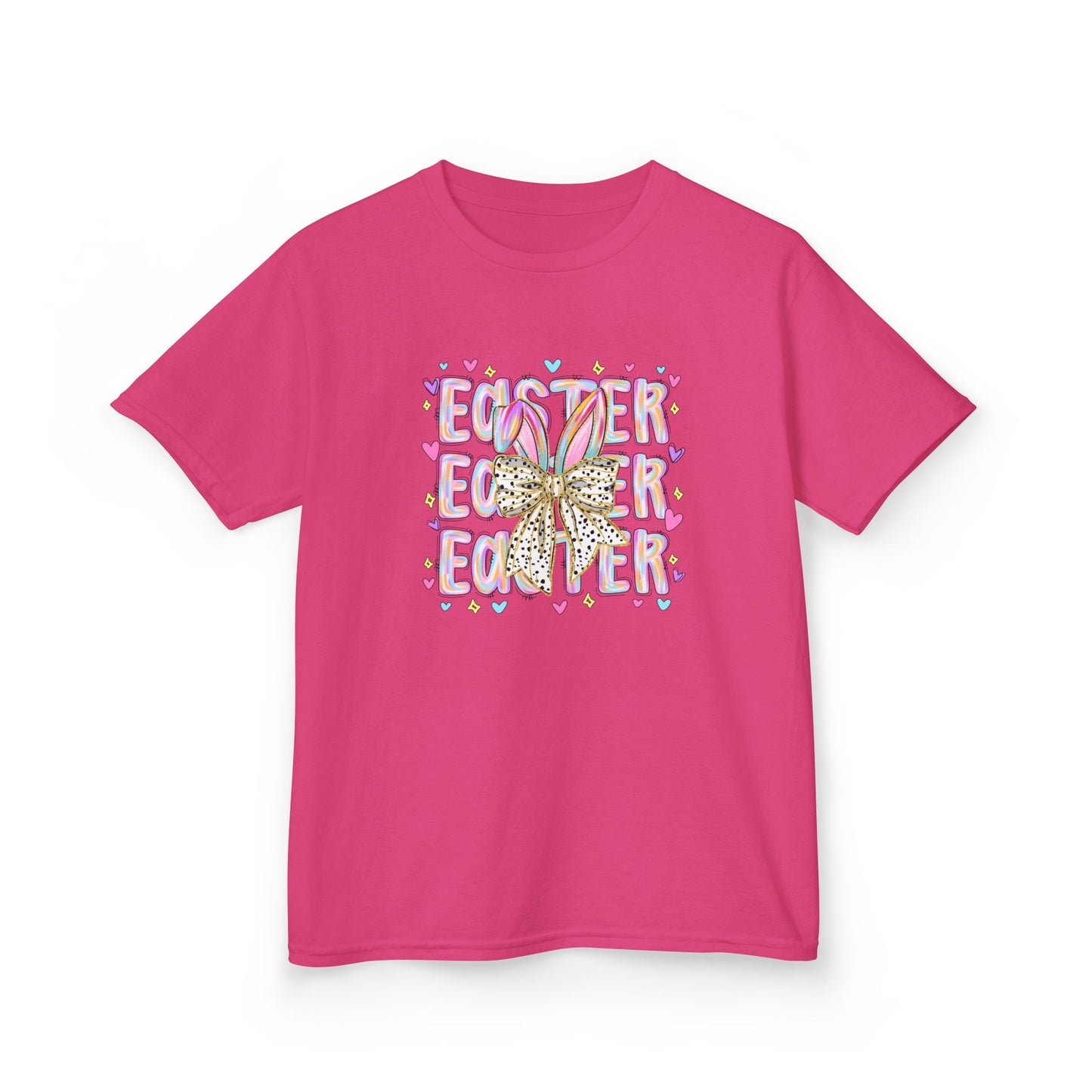 Kids Easter Bunny Tee — Pastel 'Easter' Graphic Shirt