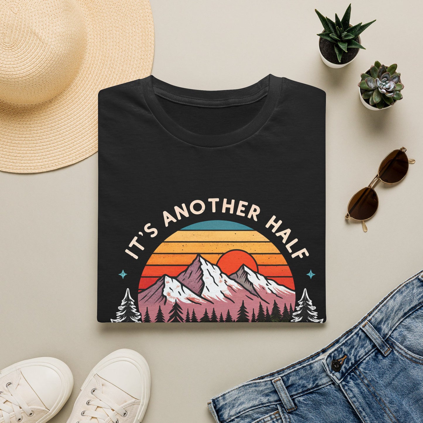 Vintage Mountain T-Shirt — "It's Another Half Mile or So" Outdoor Tee