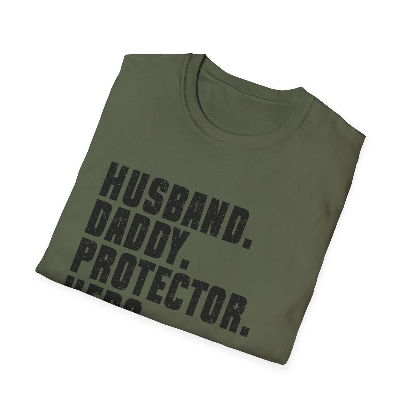 Husband Daddy Protector Hero T‑Shirt — Father's Day Gift Tee