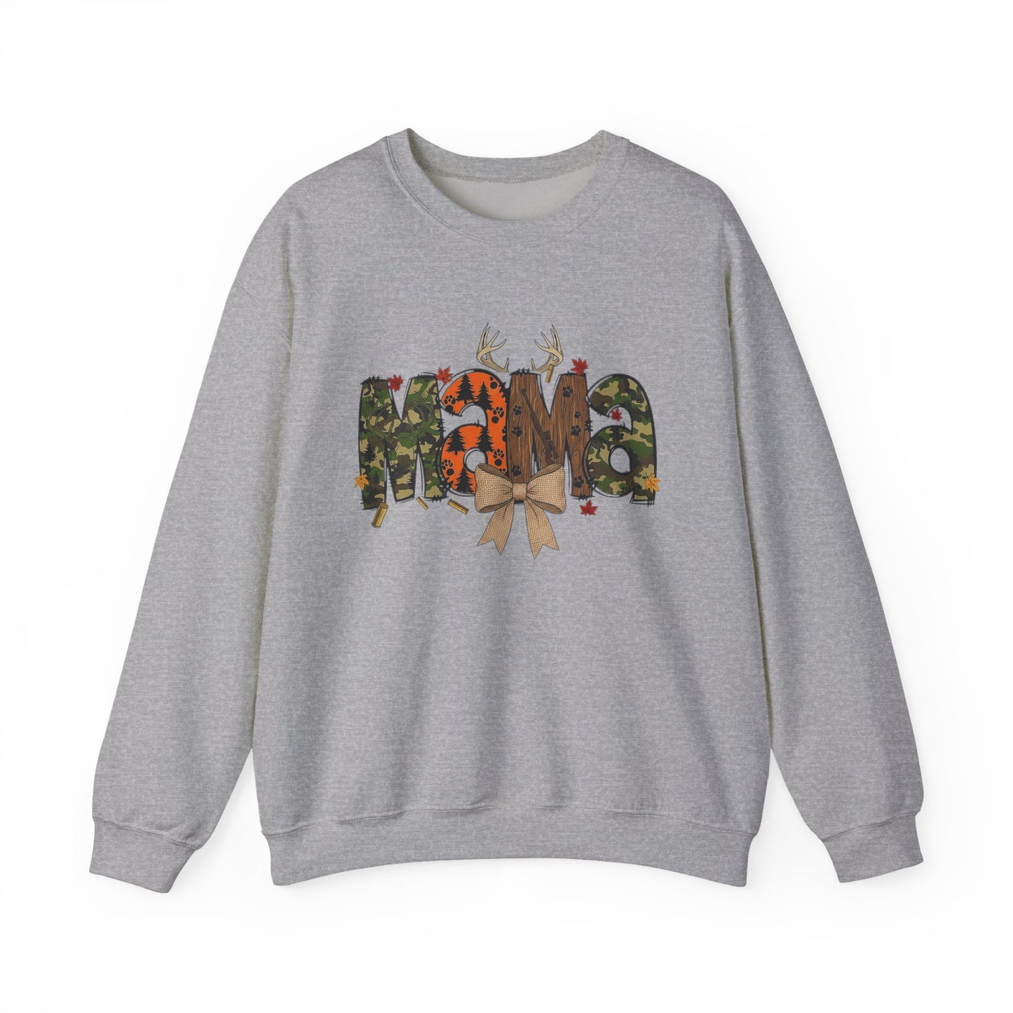 Mama Woodland Plaid Crewneck Sweatshirt