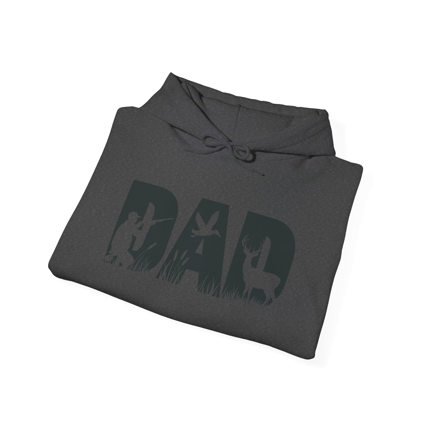 Dad Silhouette Hoodie — Outdoor Hunting & Fishing Father’s Day Sweatshirt