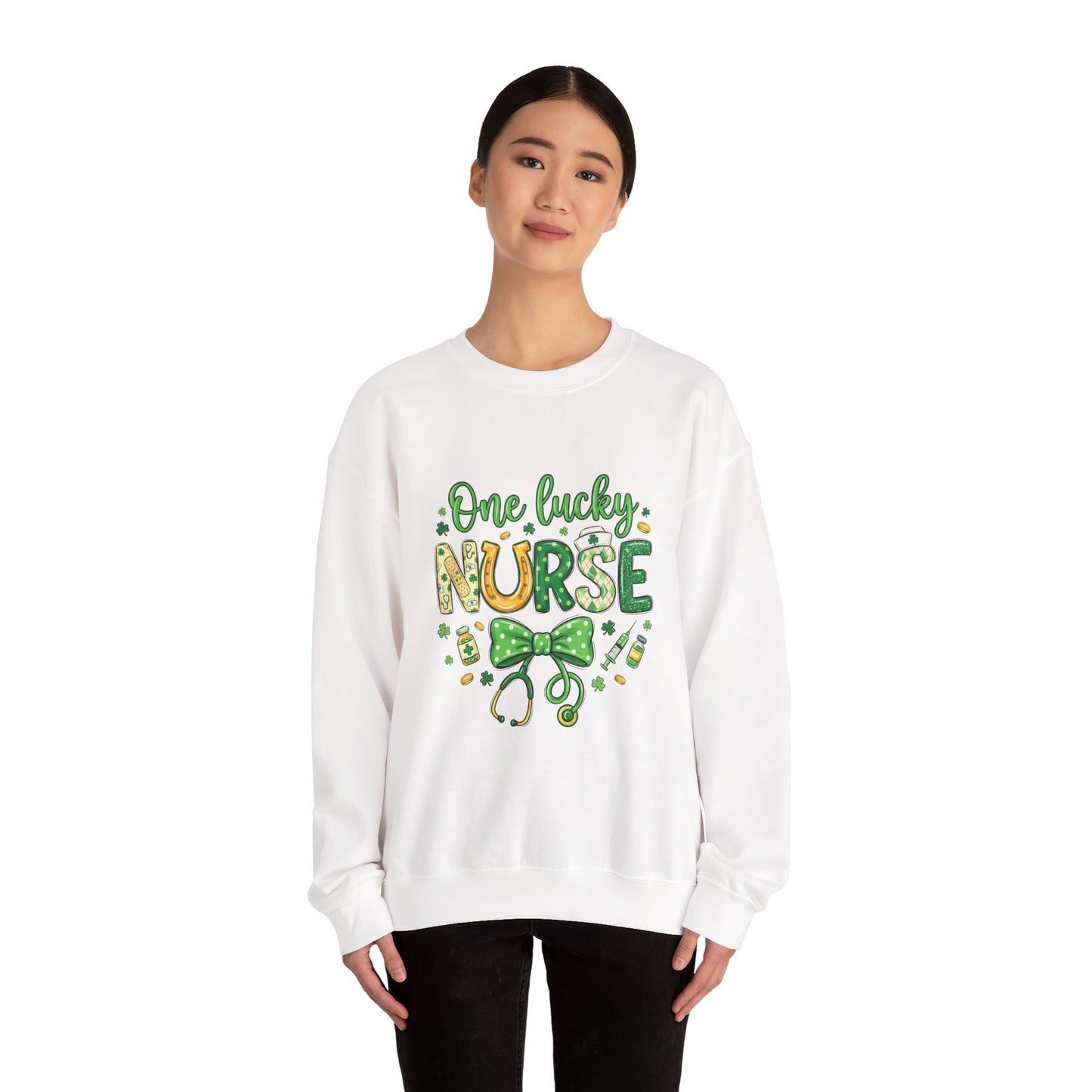 One Lucky Nurse Sweatshirt — St. Patrick’s Day Nurse Gift