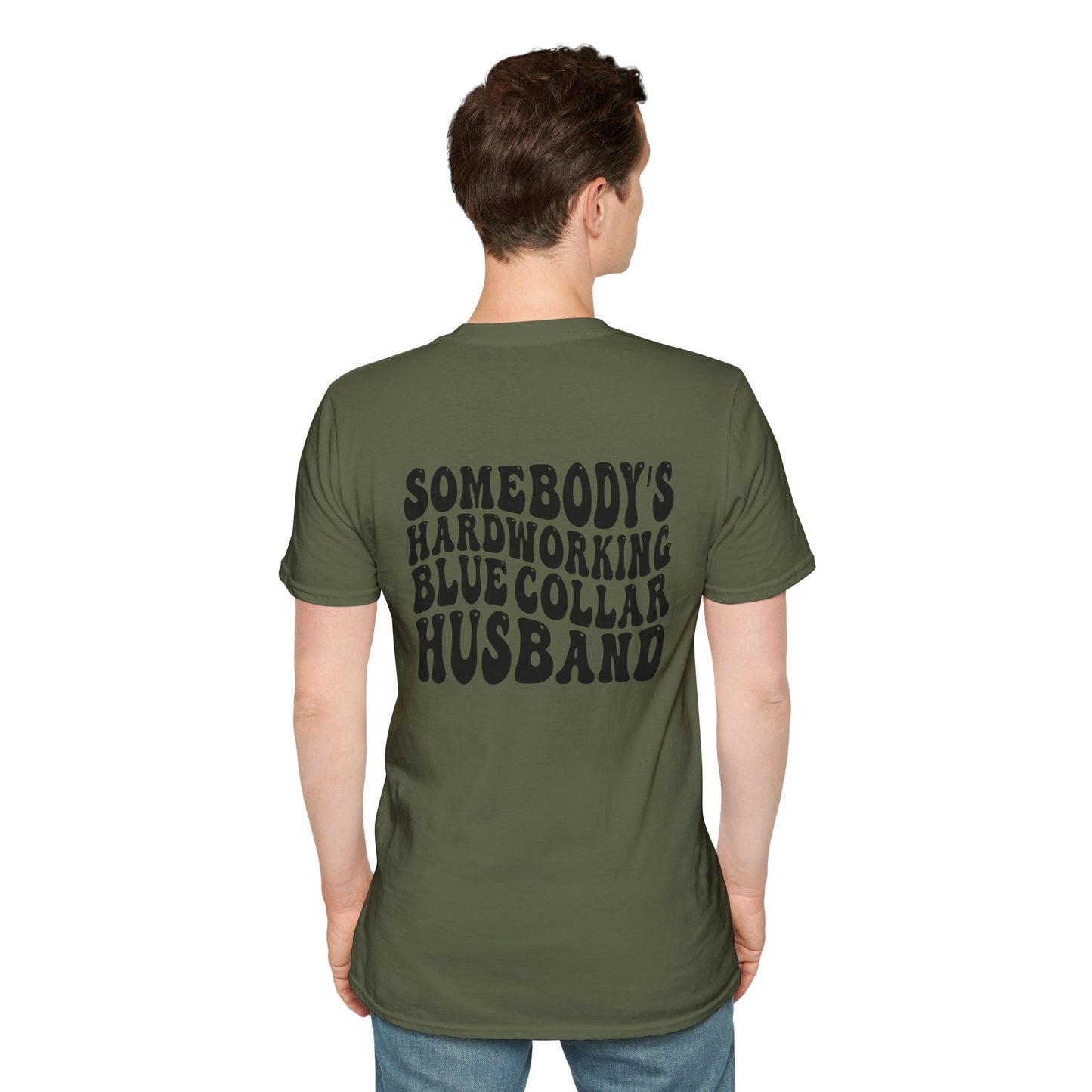 Somebody's Hardworking Blue Collar Husband T-Shirt