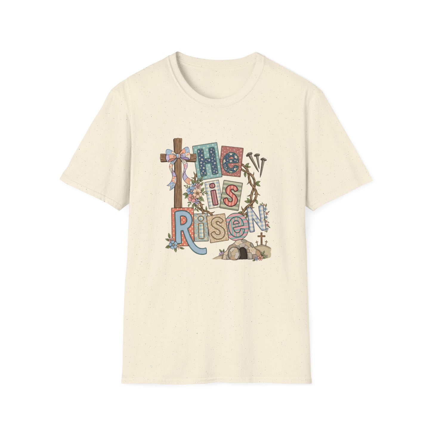 He Is Risen Easter T-Shirt — Christian Resurrection Tee