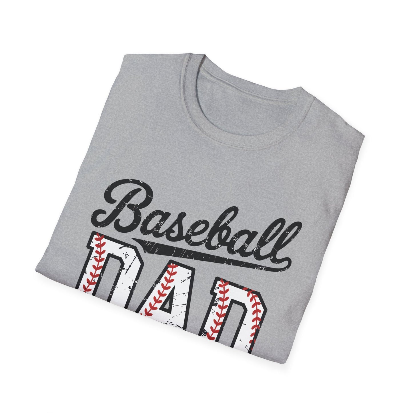 Baseball Dad T-Shirt — Vintage Stitch Sports Tee for Proud Dad