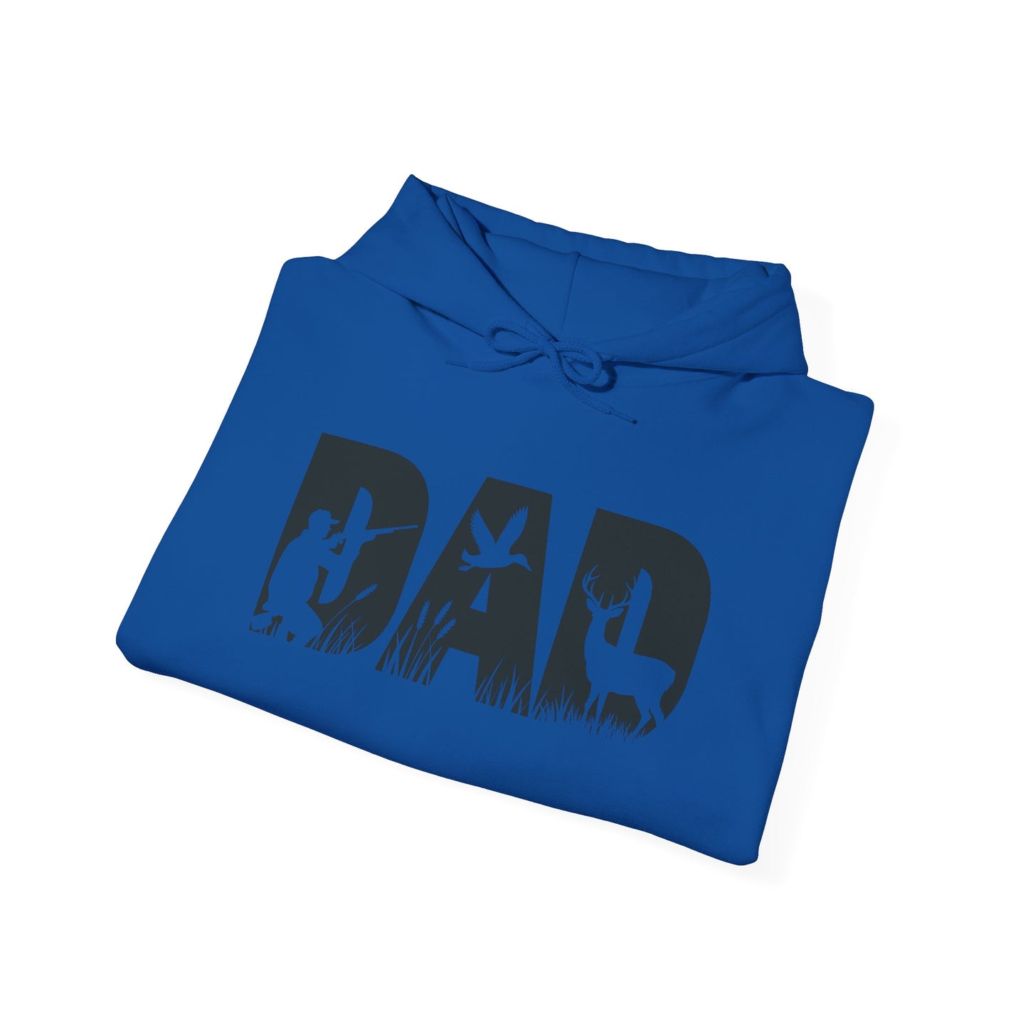 Dad Silhouette Hoodie — Outdoor Hunting & Fishing Father’s Day Sweatshirt