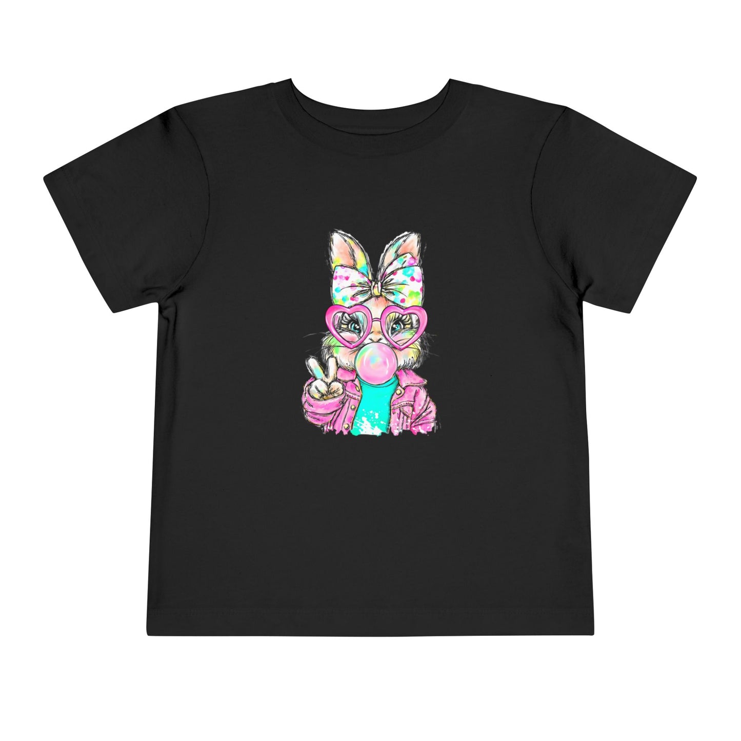 Cute Bunny Bubblegum Toddler Tee