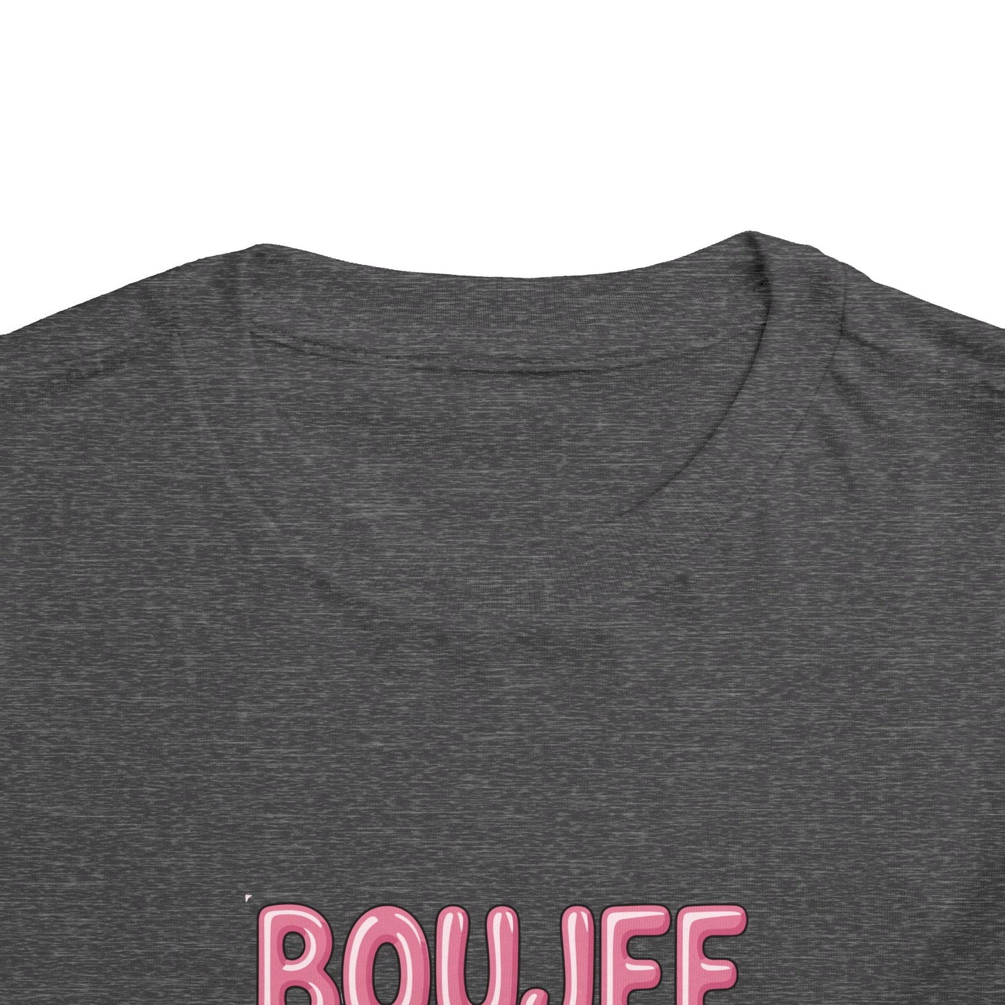 Boujee Blue Collar Daughter Toddler Tee — Cute Pink Floral Baby Shirt