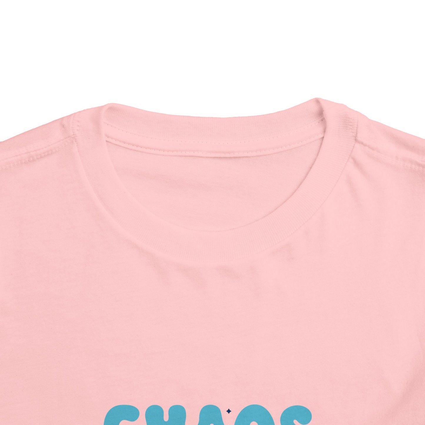 Toddler Tee — "Chaos Never Looks So Sweet" Retro Flower Graphic