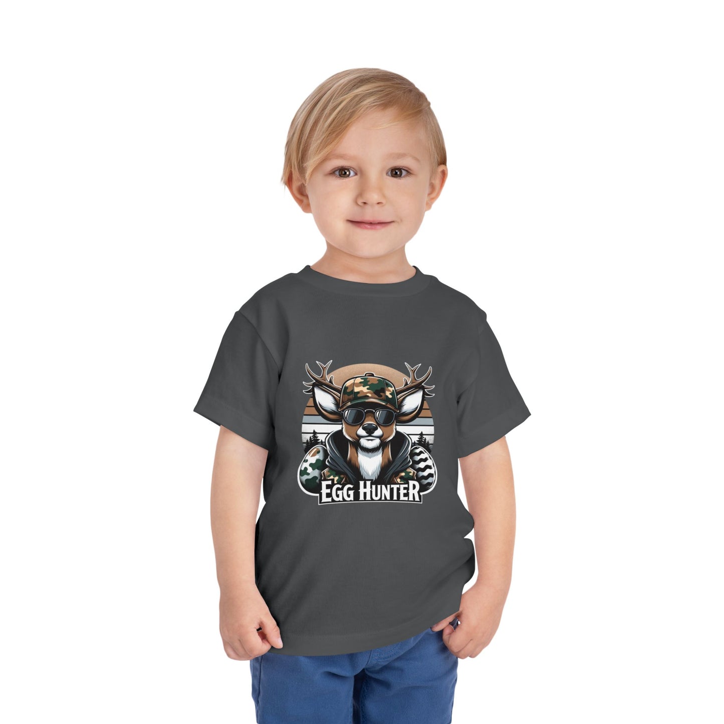 Toddler "Egg Hunter" Deer Camo Tee
