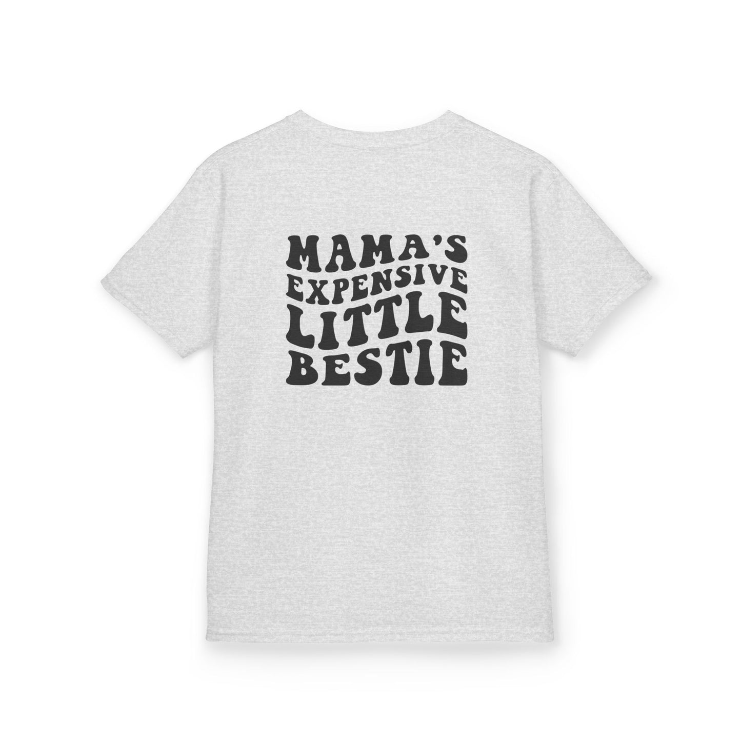 Kids Tee — "Mama's Expensive Little Bestie" Retro Graphic